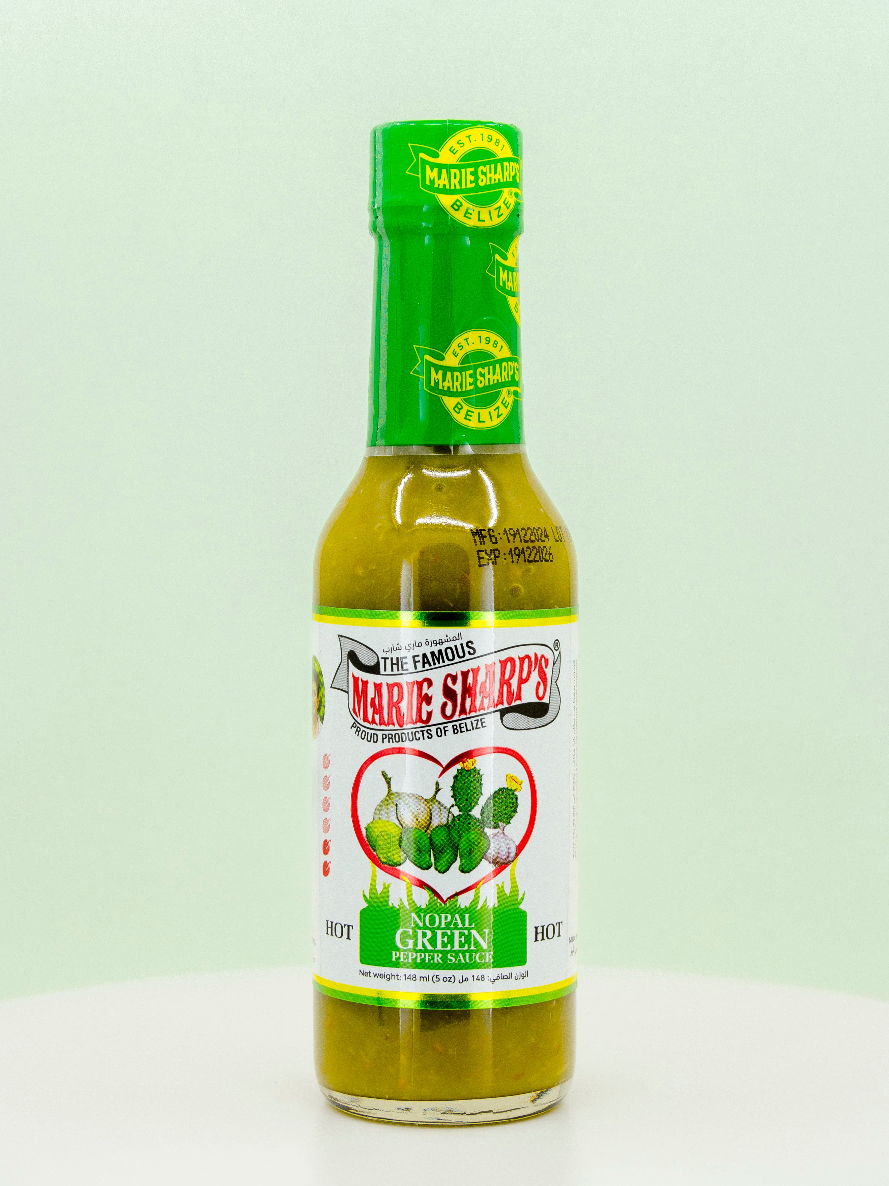 Nopal Green Pepper Hot Sauce
