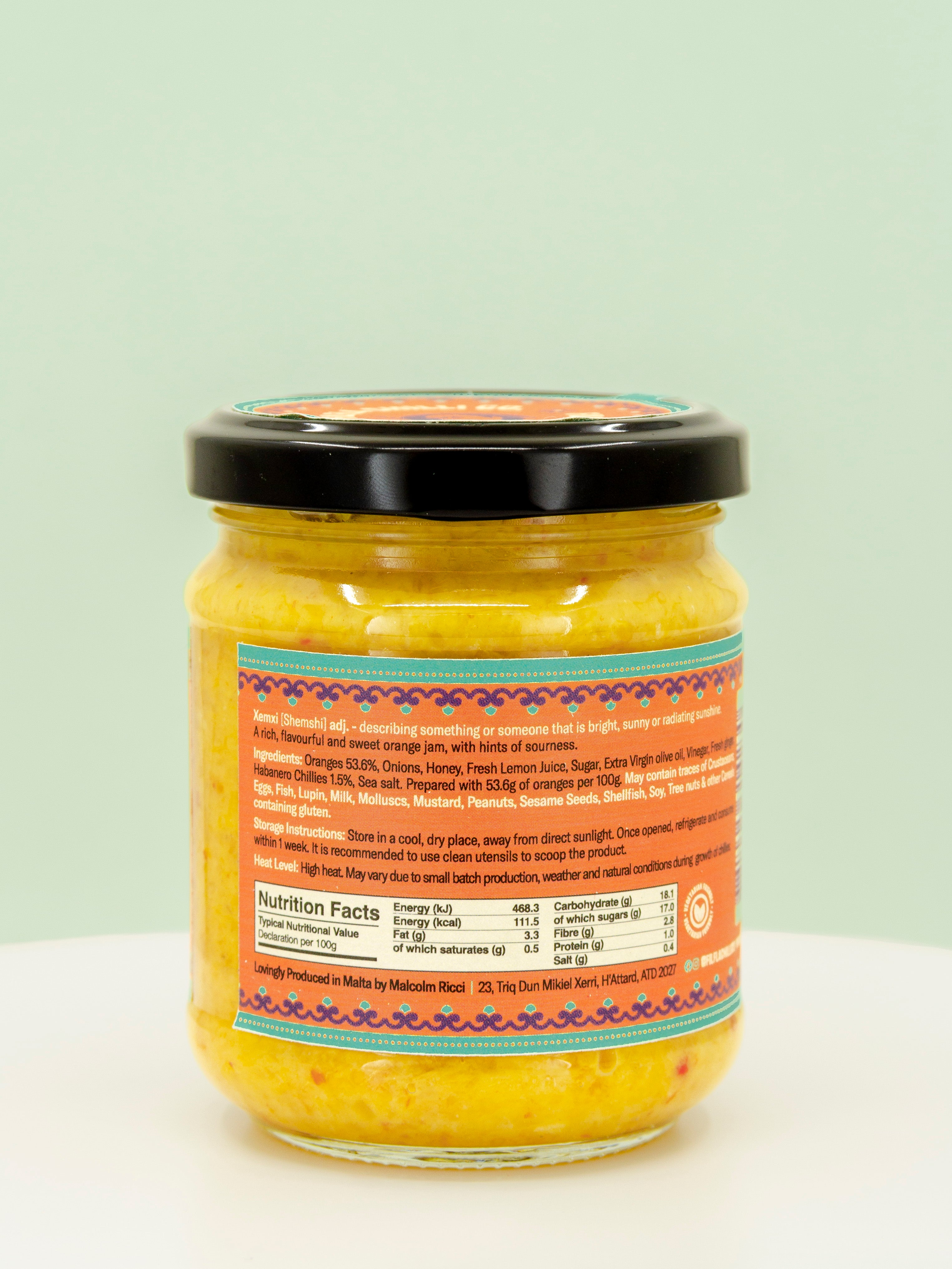 Xemxi Orange Habanero Jam