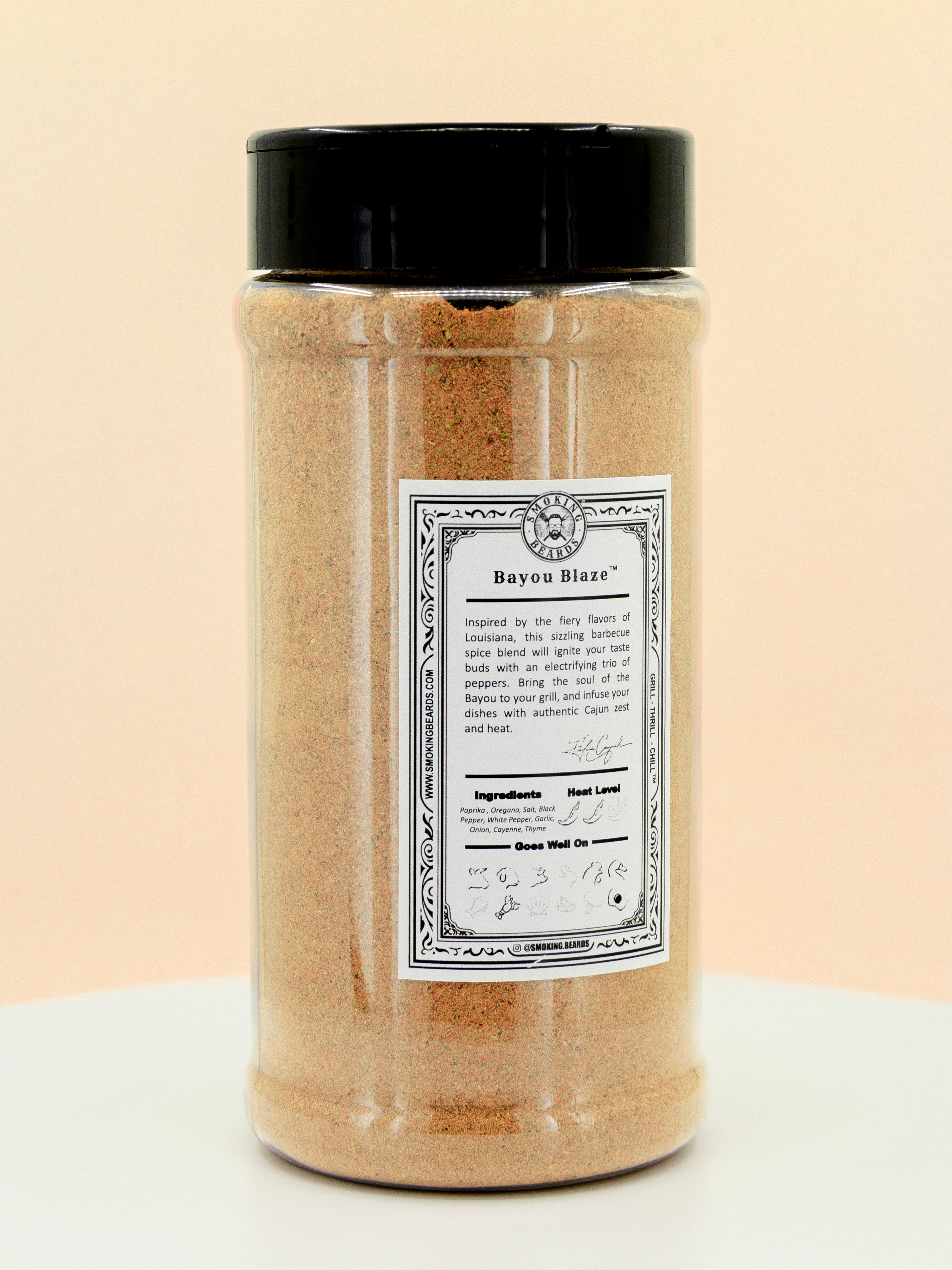 The Bayou Blaze Spice Rub (16oz)