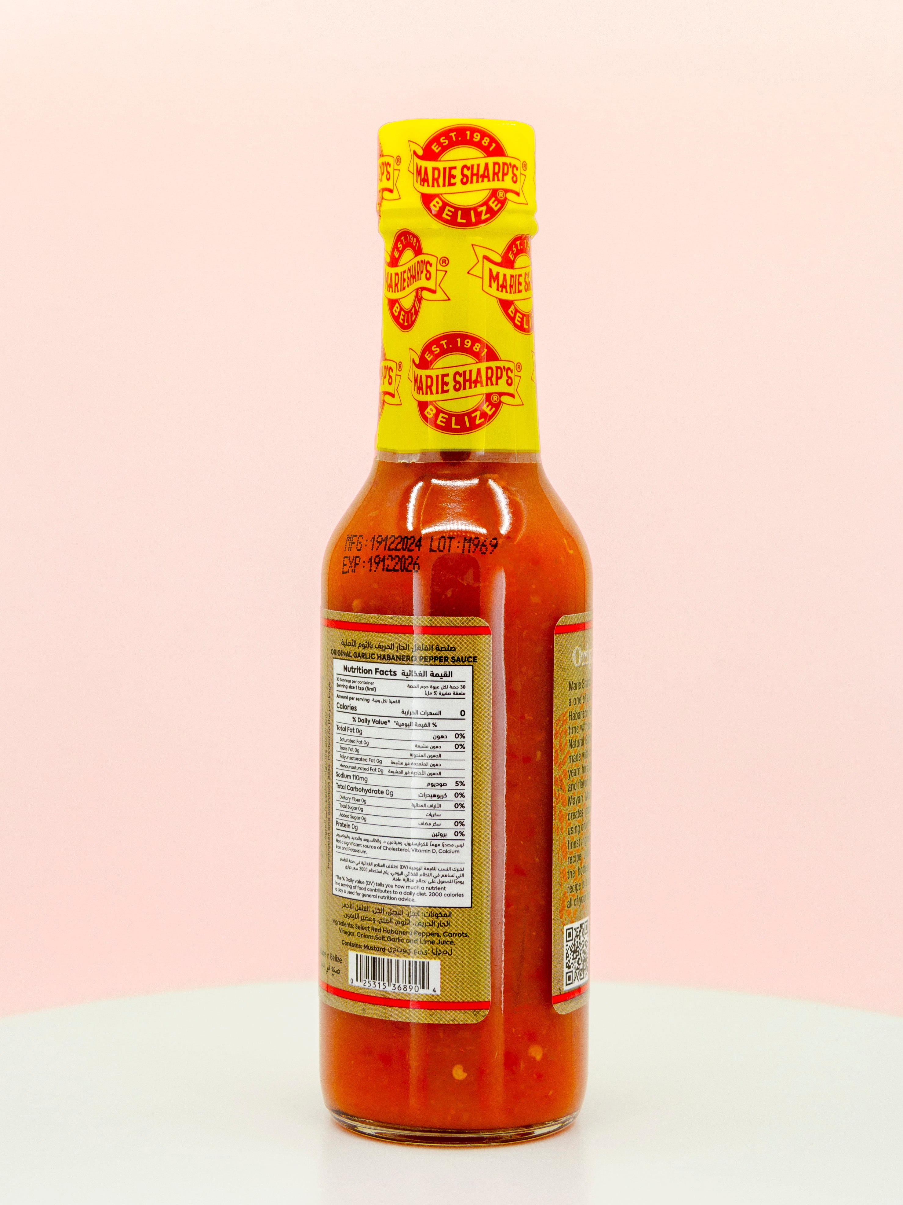 Original Garlic Habanero Pepper Hot Sauce