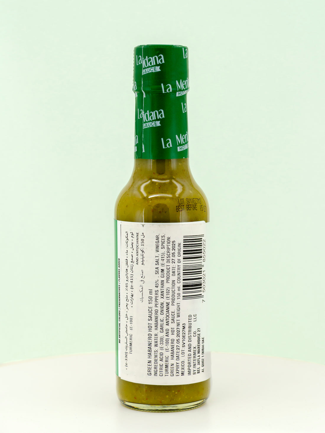 La Meridana Green Habanero Hot Sauce