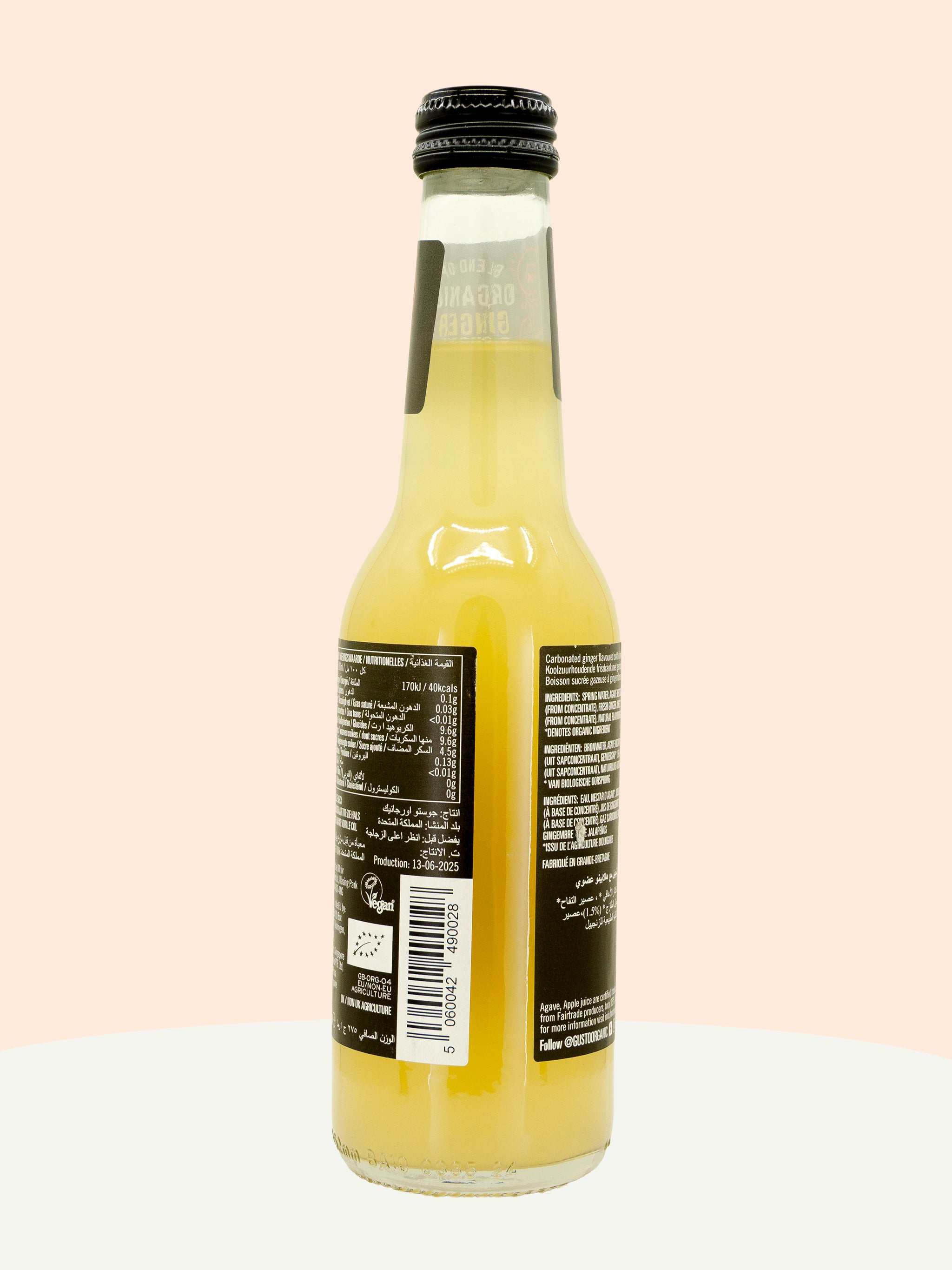 Fiery Ginger & Jalapeño Sparkling Drink