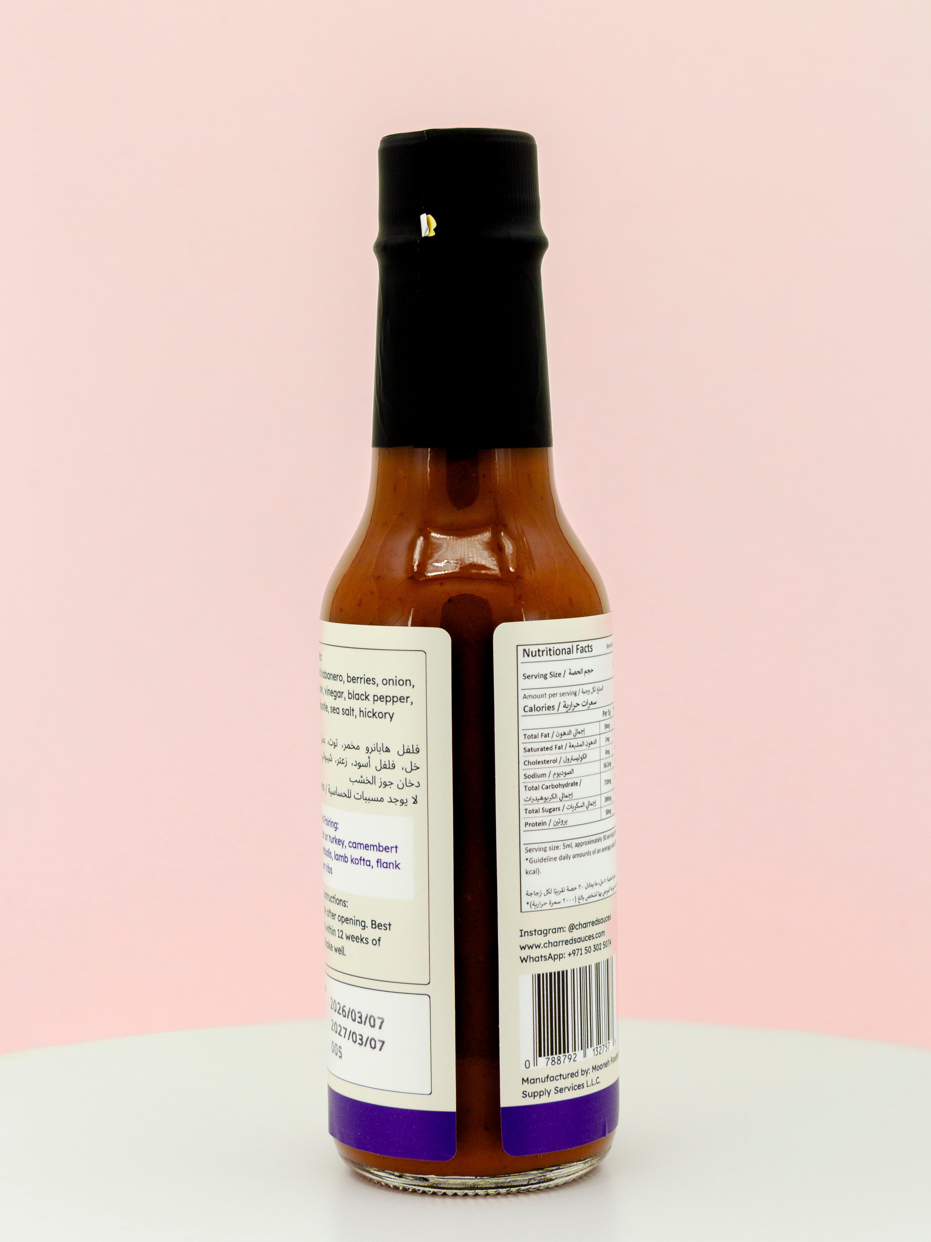 CHARRED Berries Habanero Hot Sauce