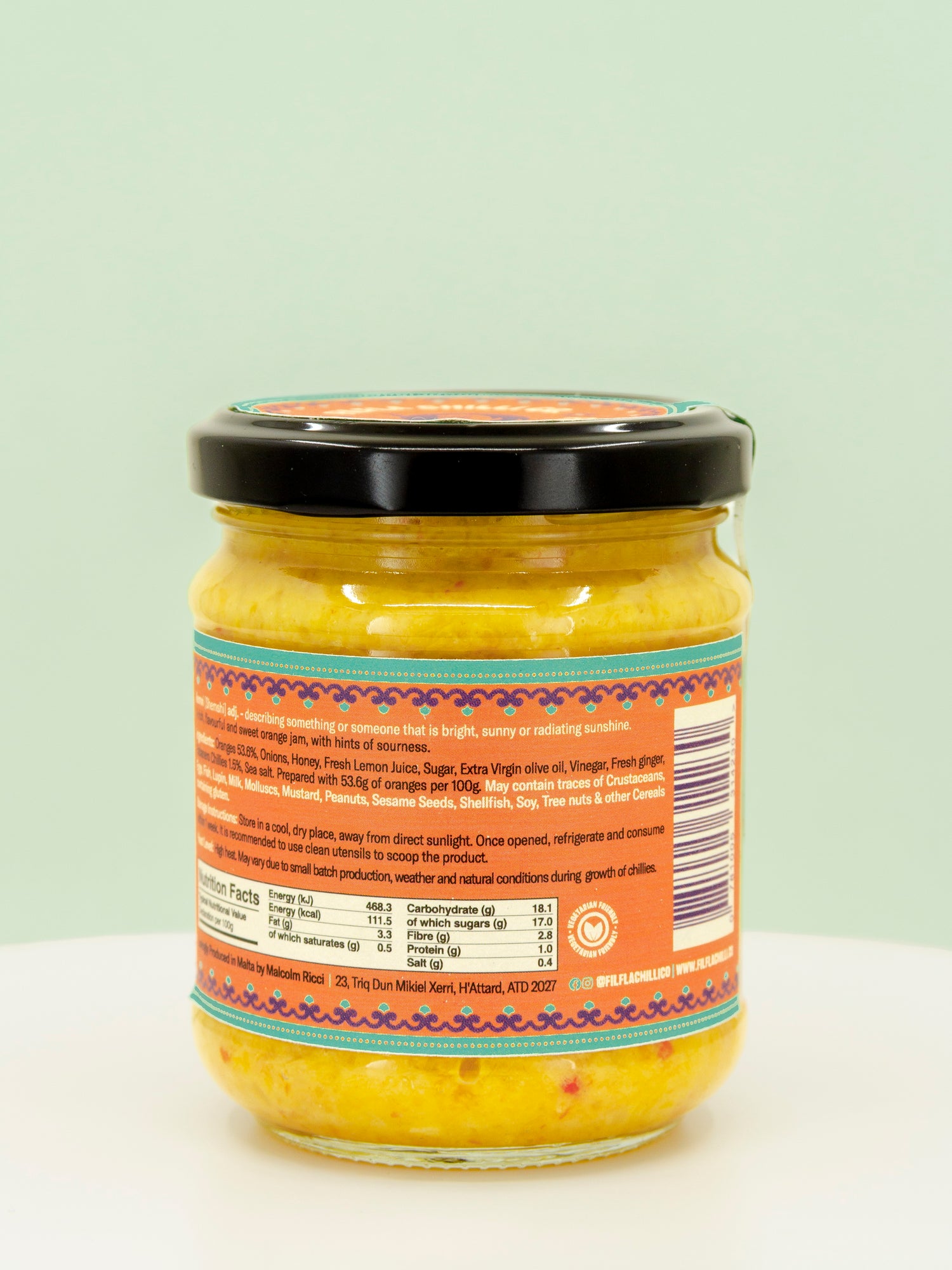 Xemxi Orange Habanero Jam