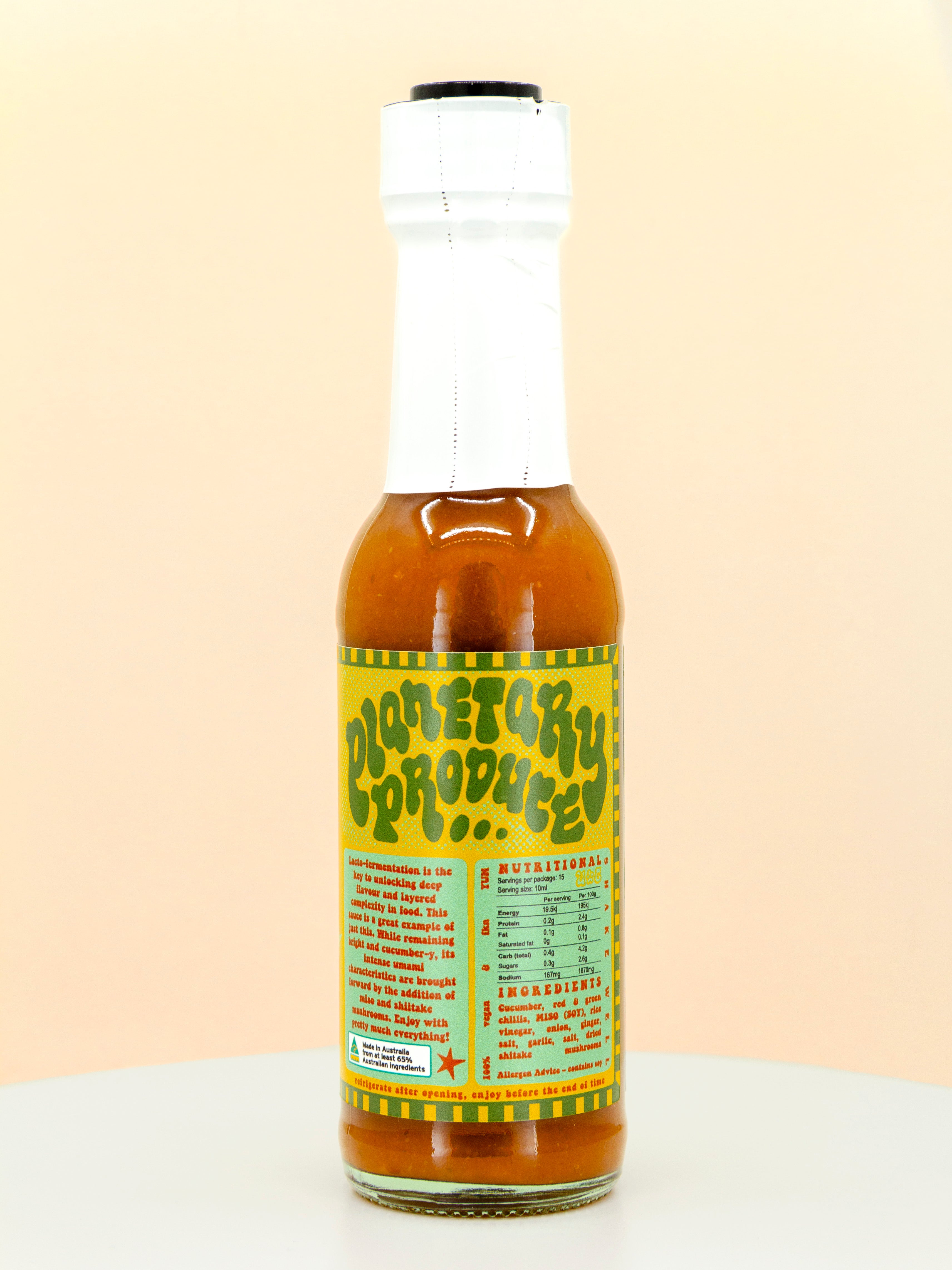 Cucumber Miso Hot Sauce