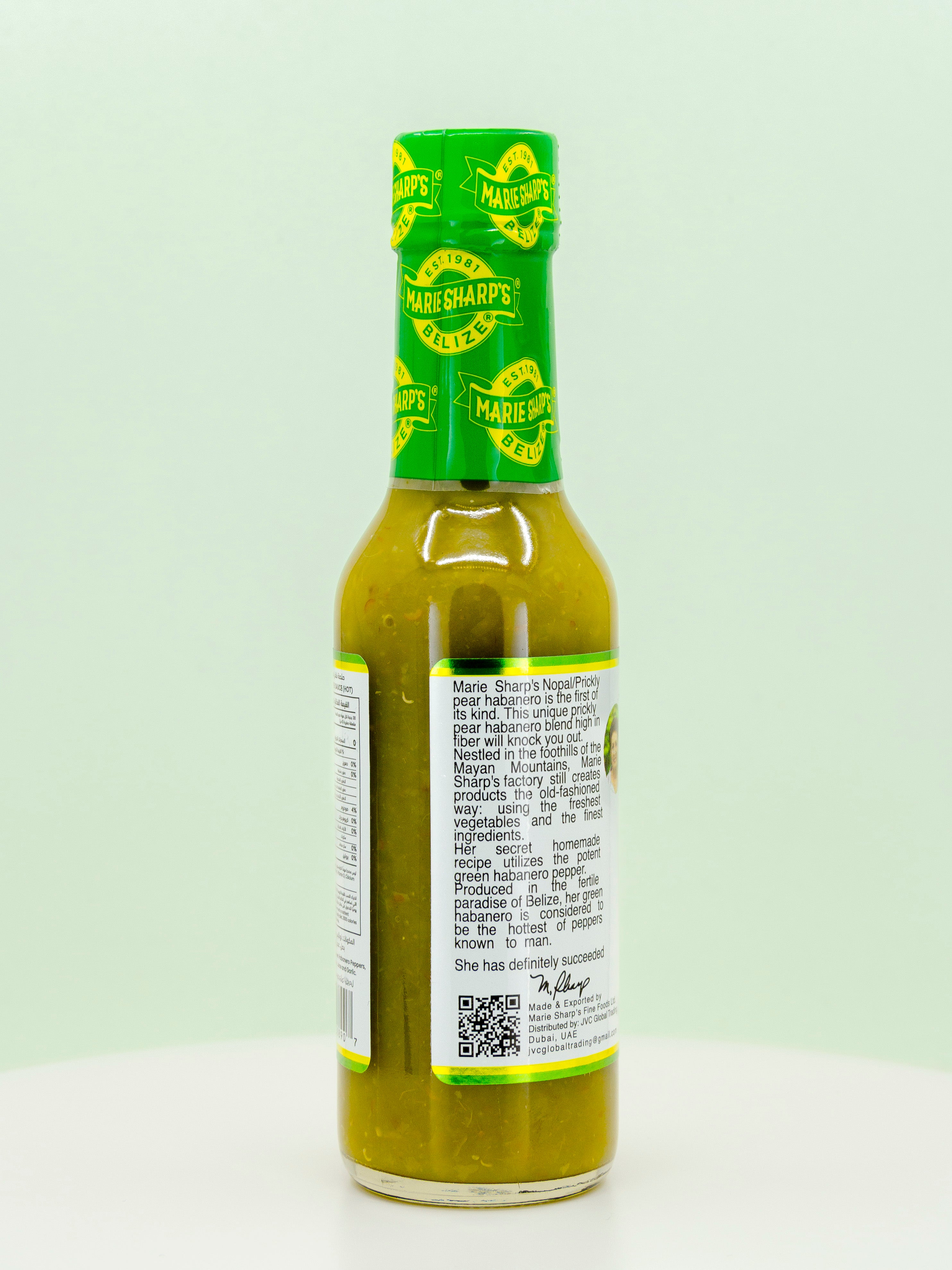 Nopal Green Pepper Hot Sauce