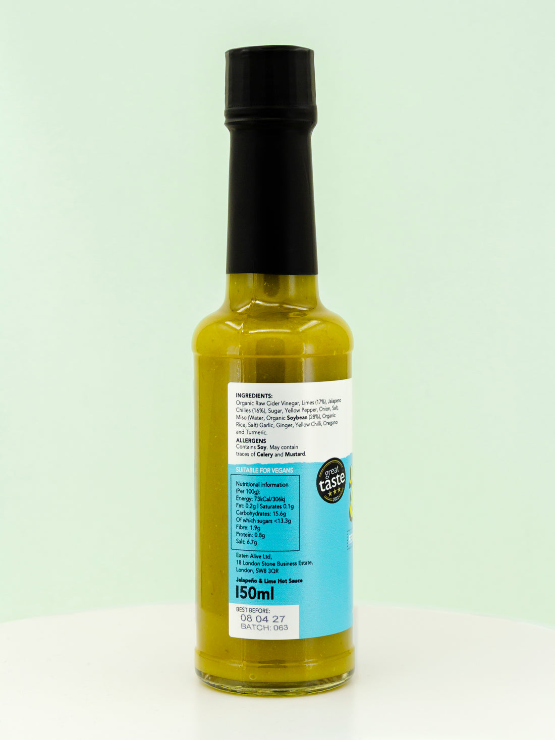 EATEN ALIVE Jalapeño & Lime Hot Sauce