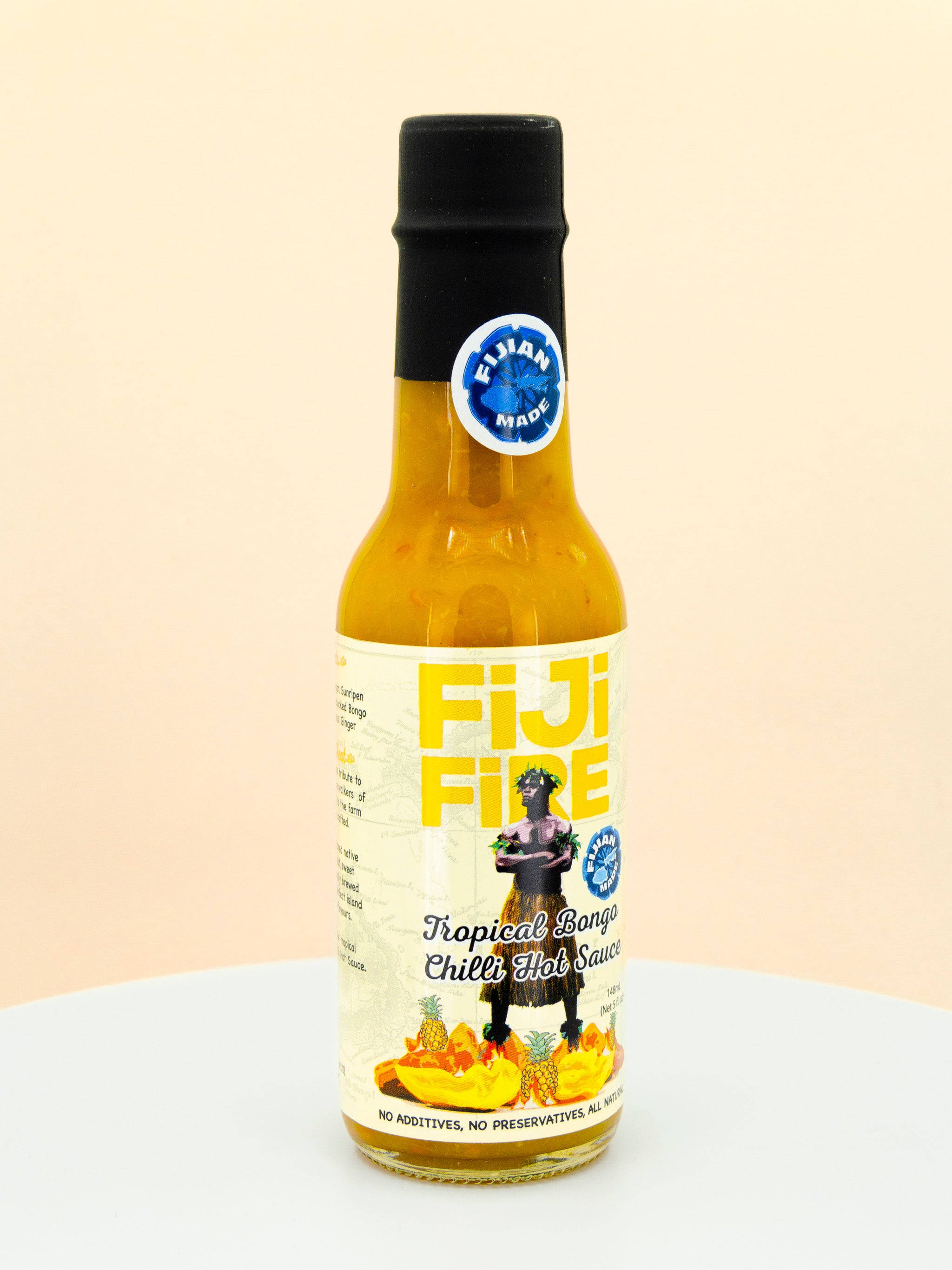 Fiji Fire Tropical Bongo Chilli Hot Sauce