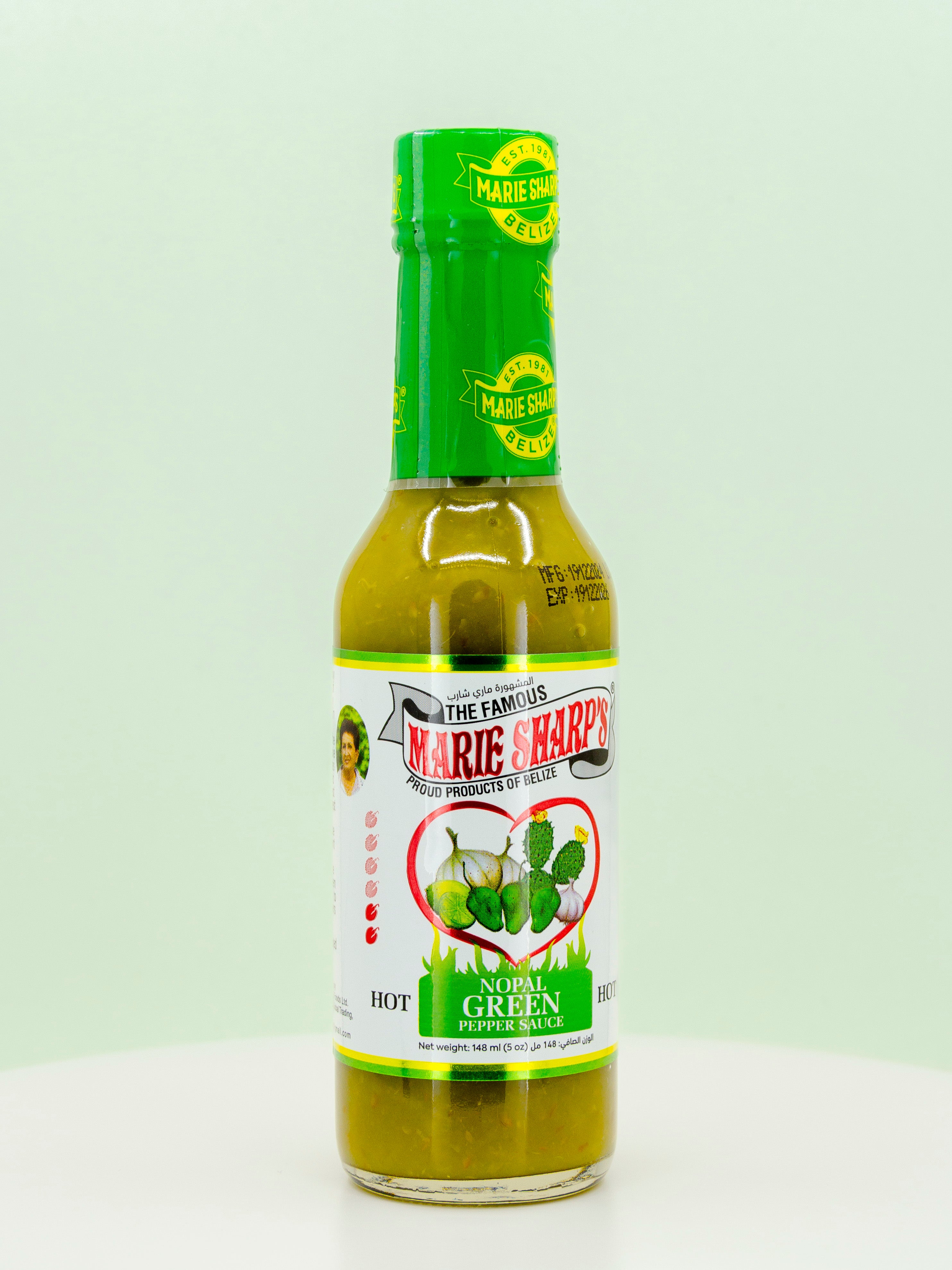 Nopal Green Pepper Hot Sauce
