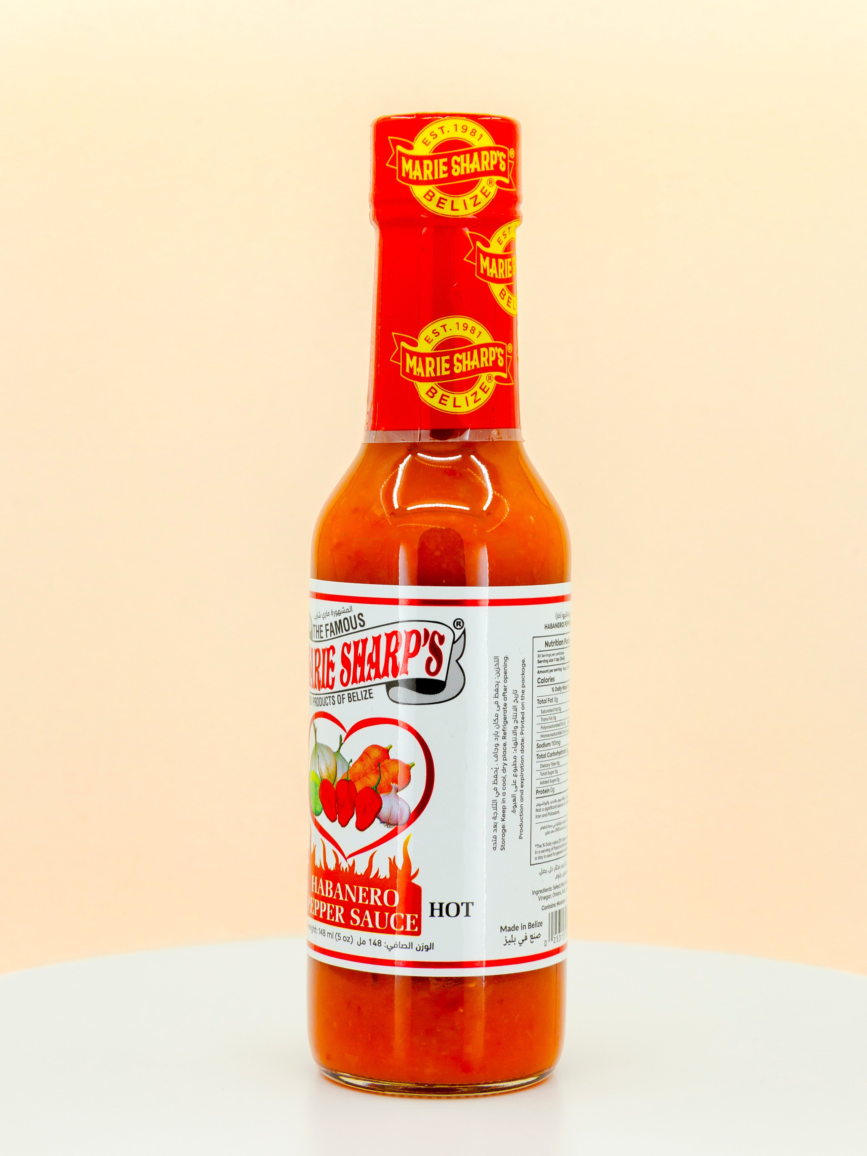 Hot Habanero Pepper Hot Sauce
