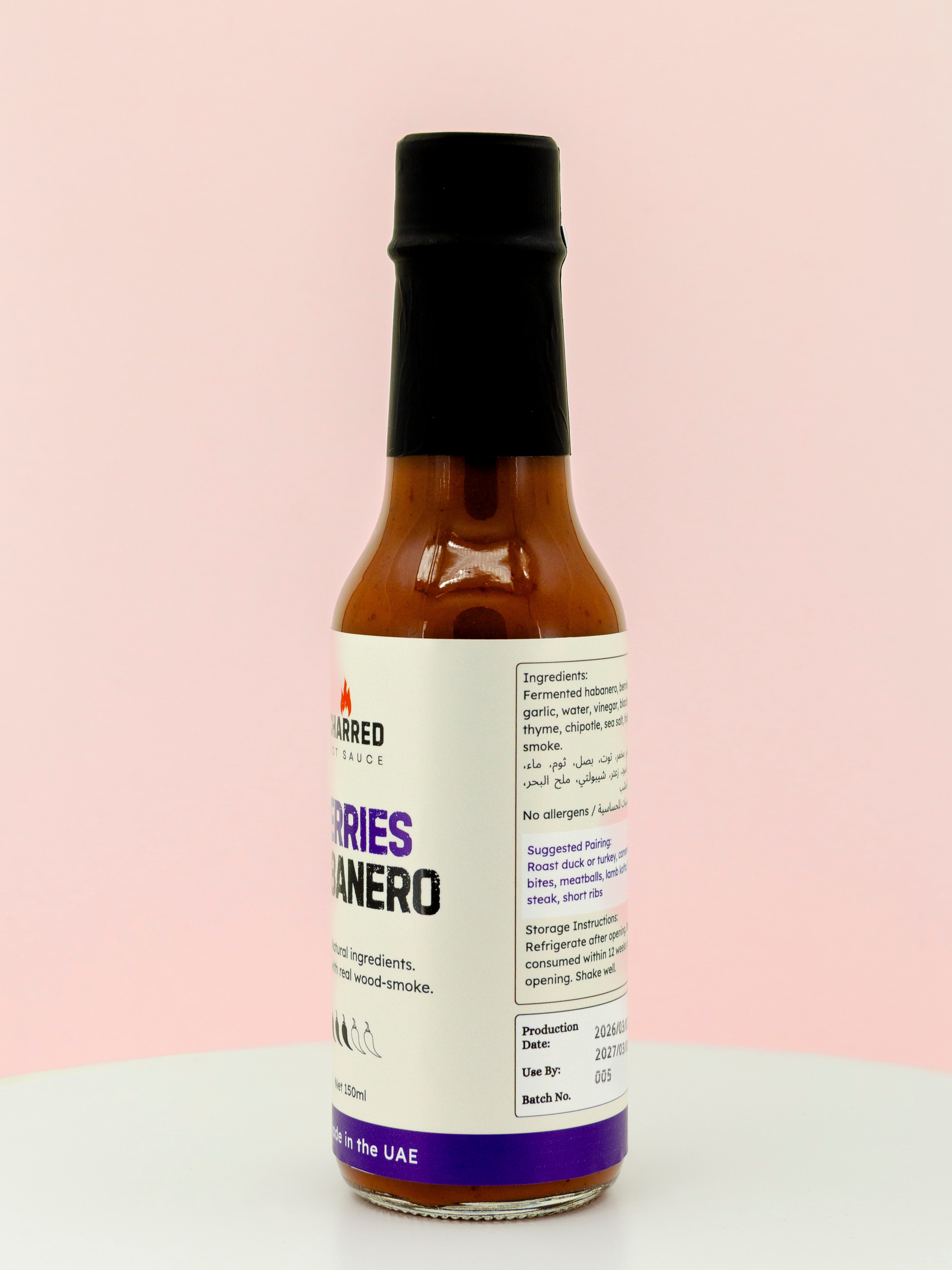 CHARRED Berries Habanero Hot Sauce