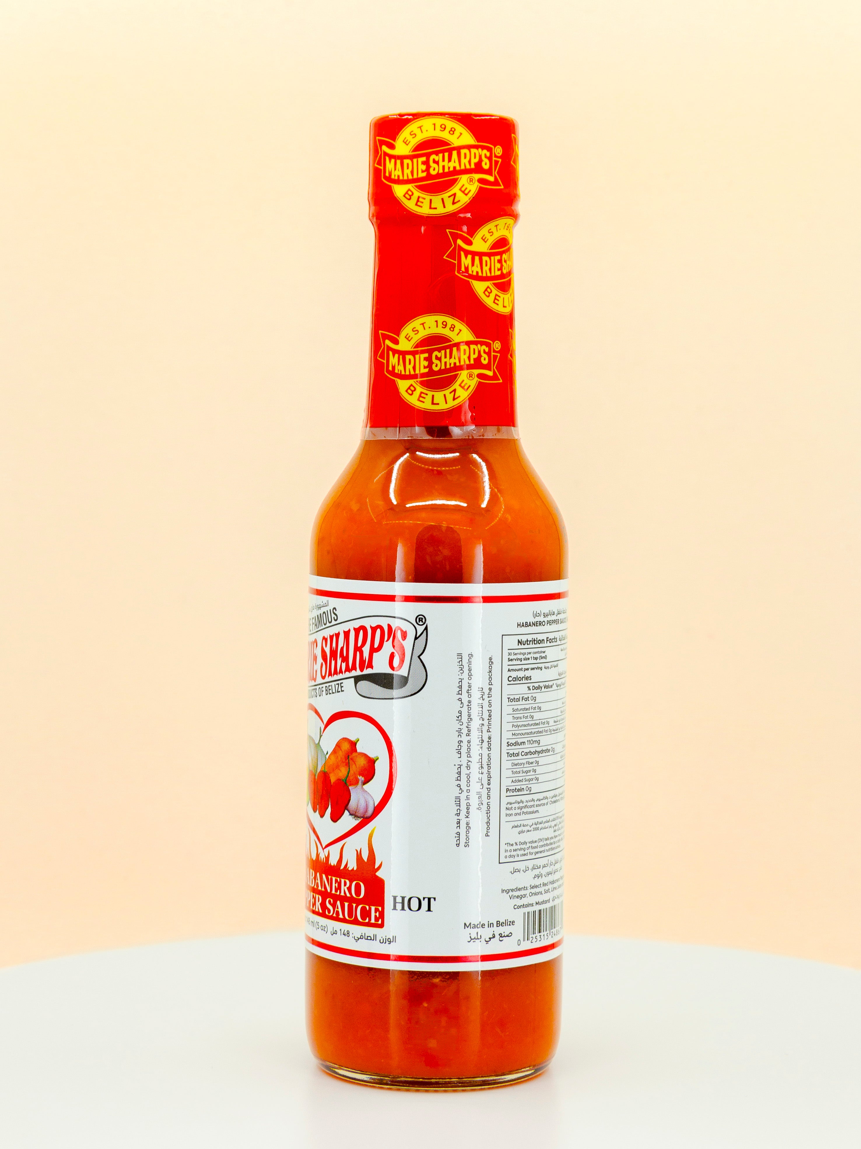 Hot Habanero Pepper Hot Sauce
