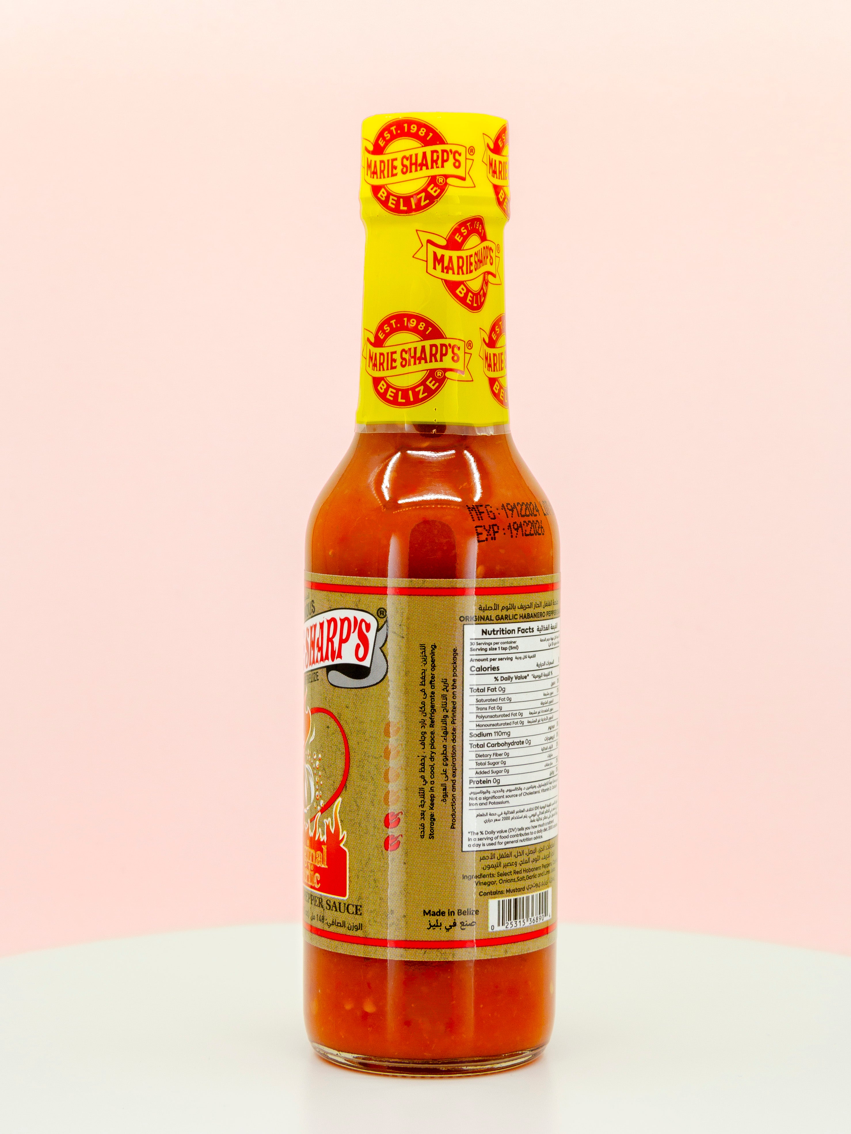 Original Garlic Habanero Pepper Hot Sauce