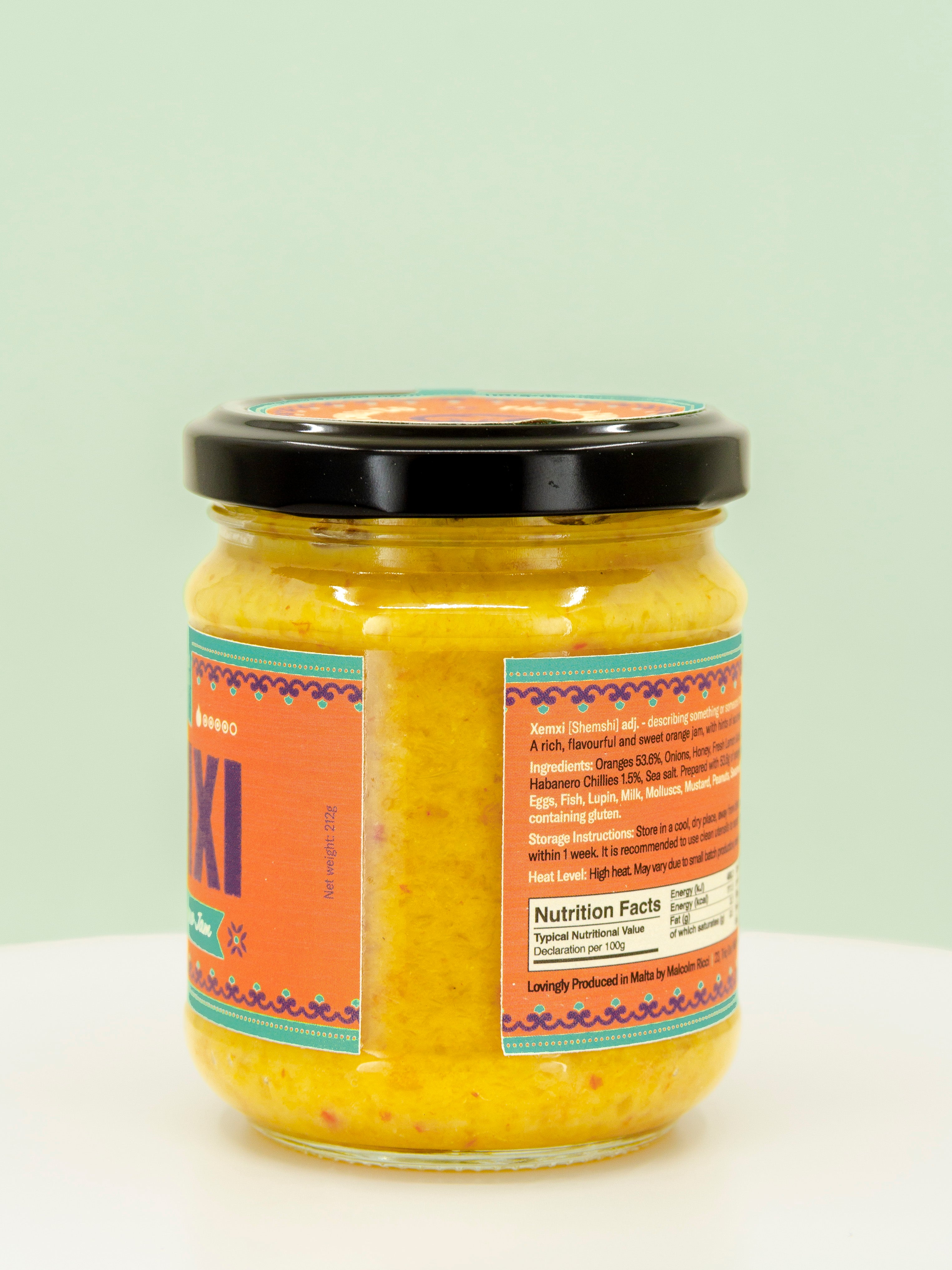 Xemxi Orange Habanero Jam