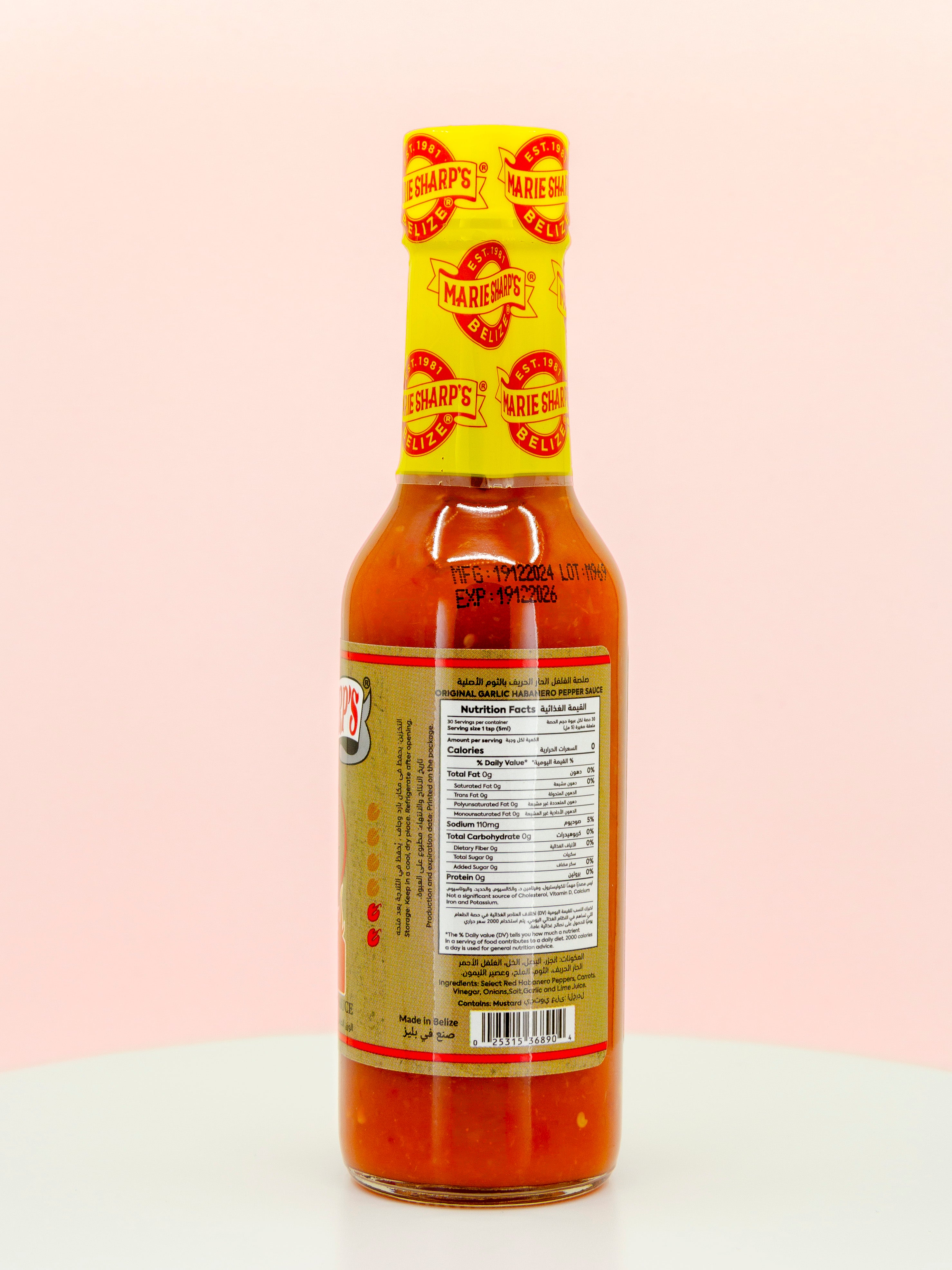 Original Garlic Habanero Pepper Hot Sauce