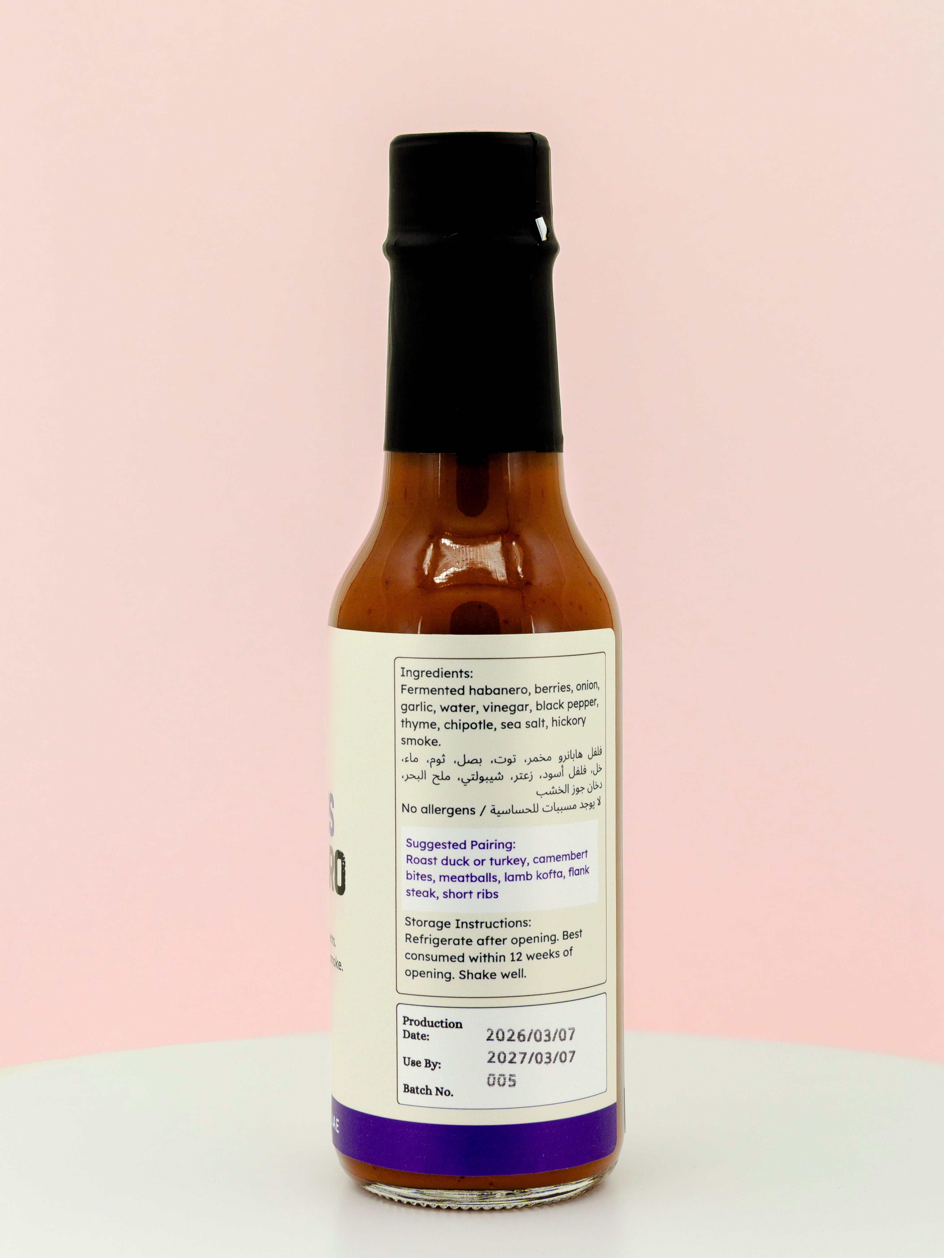 CHARRED Berries Habanero Hot Sauce