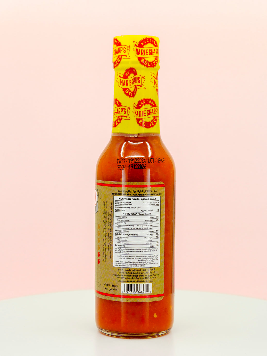 Original Garlic Habanero Pepper Hot Sauce