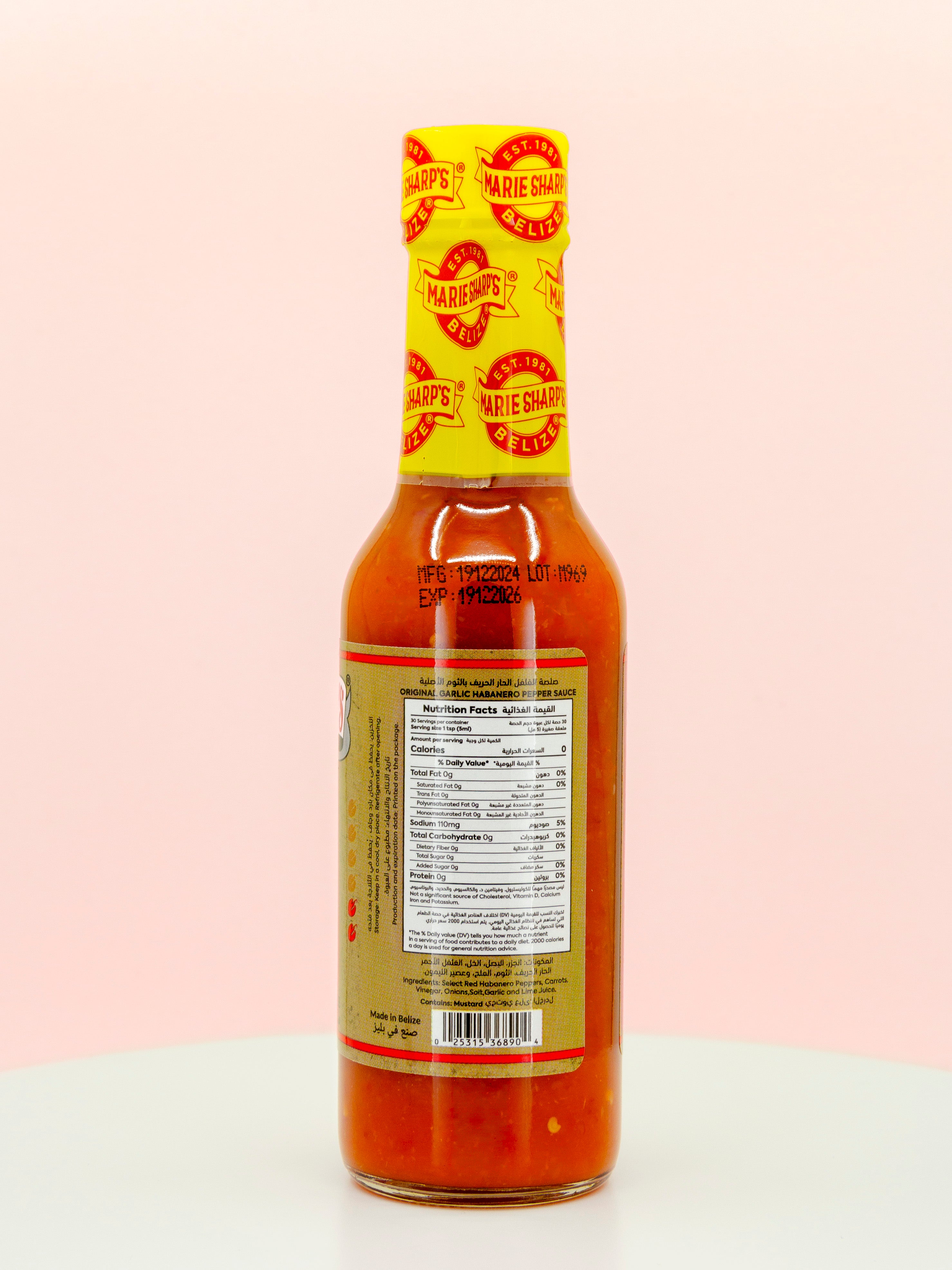 Original Garlic Habanero Pepper Hot Sauce