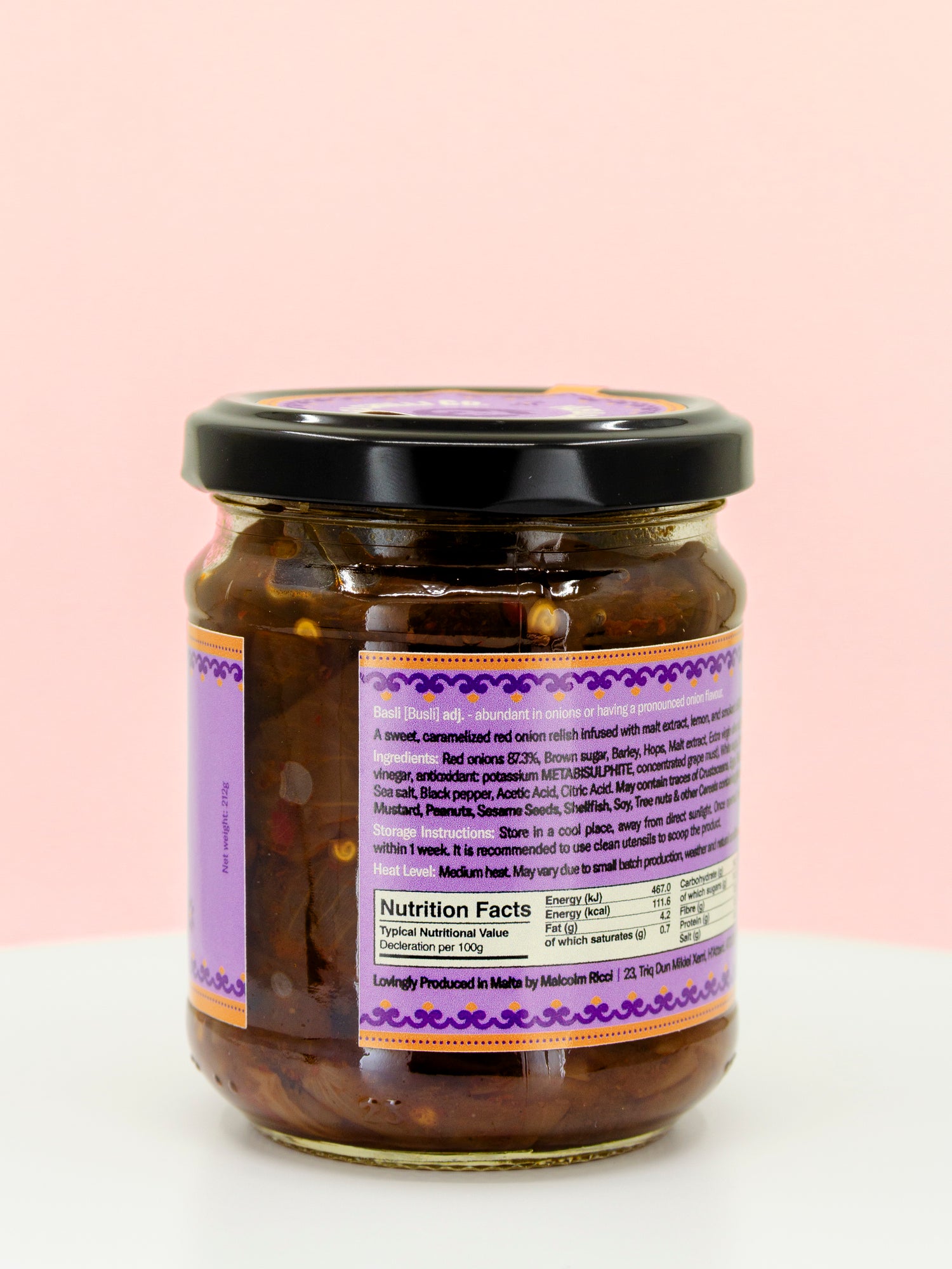 Basli Red Onion & Chilli Relish