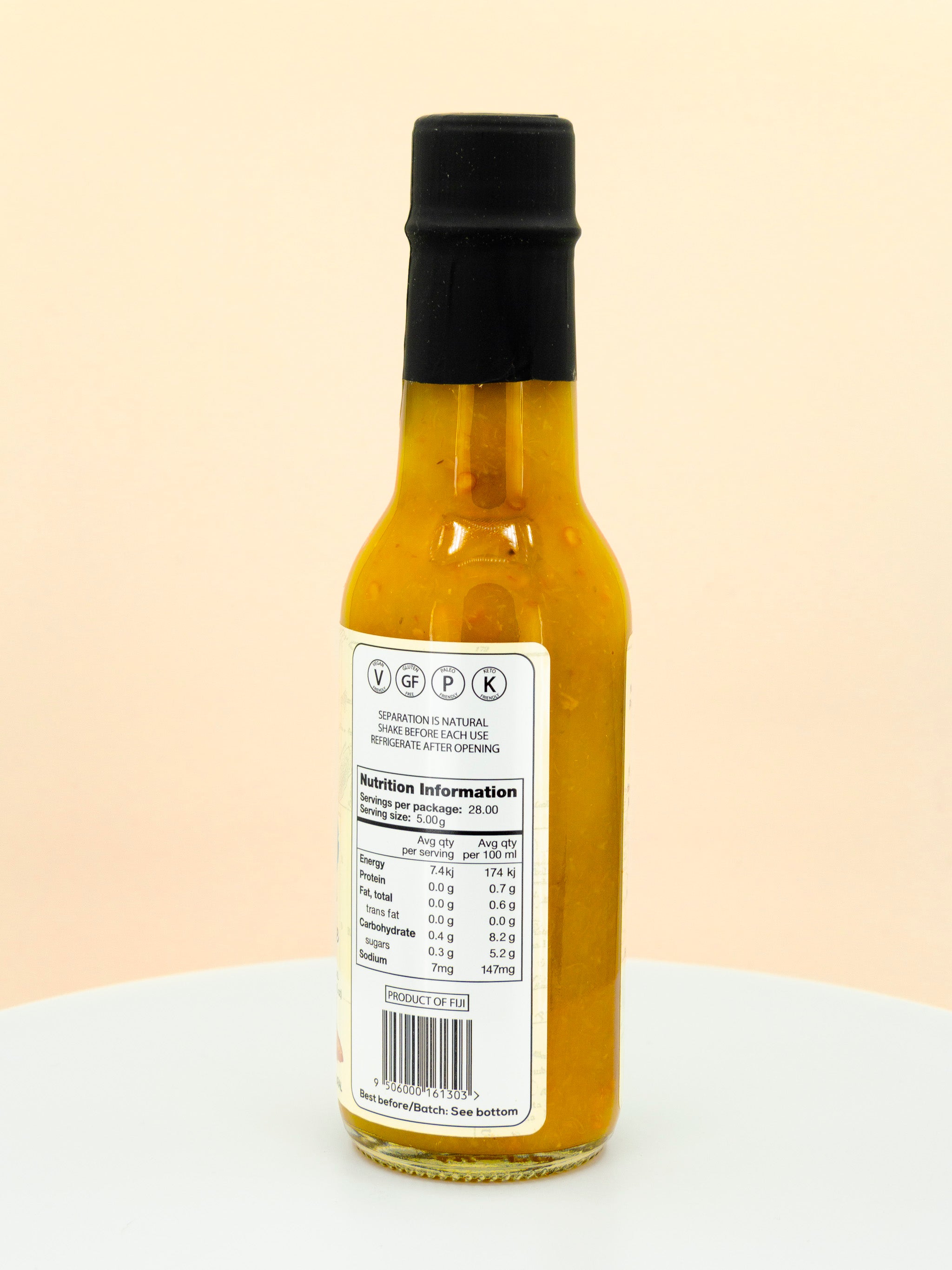 Fiji Fire Tropical Bongo Chilli Hot Sauce