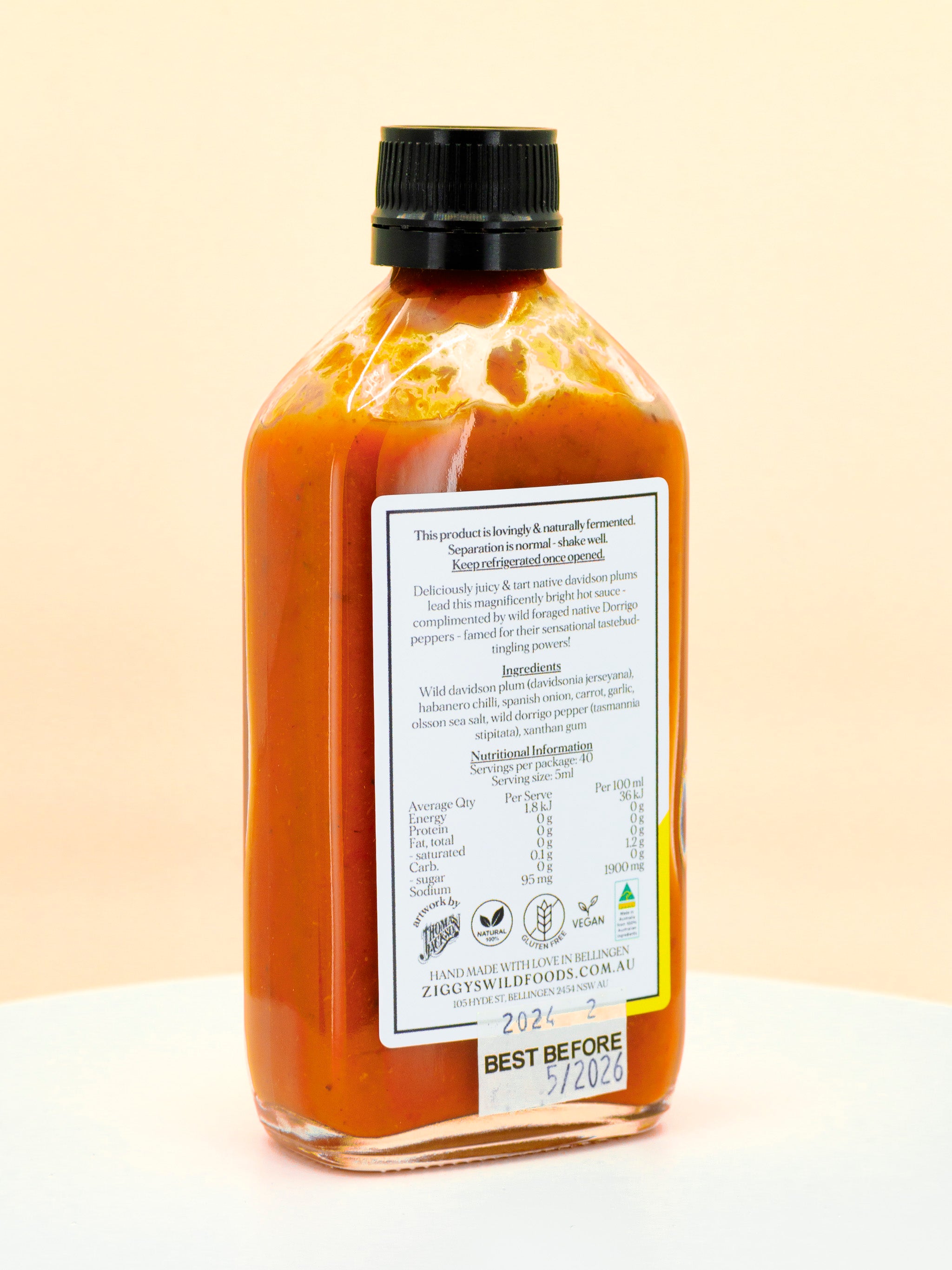Native Davidson Plum & Wild Dorrigo Hot Sauce