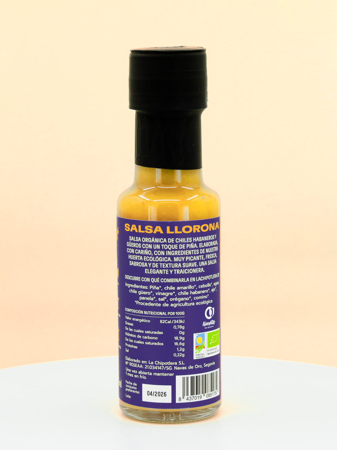 Salsa Llorona Organic Hot Sauce