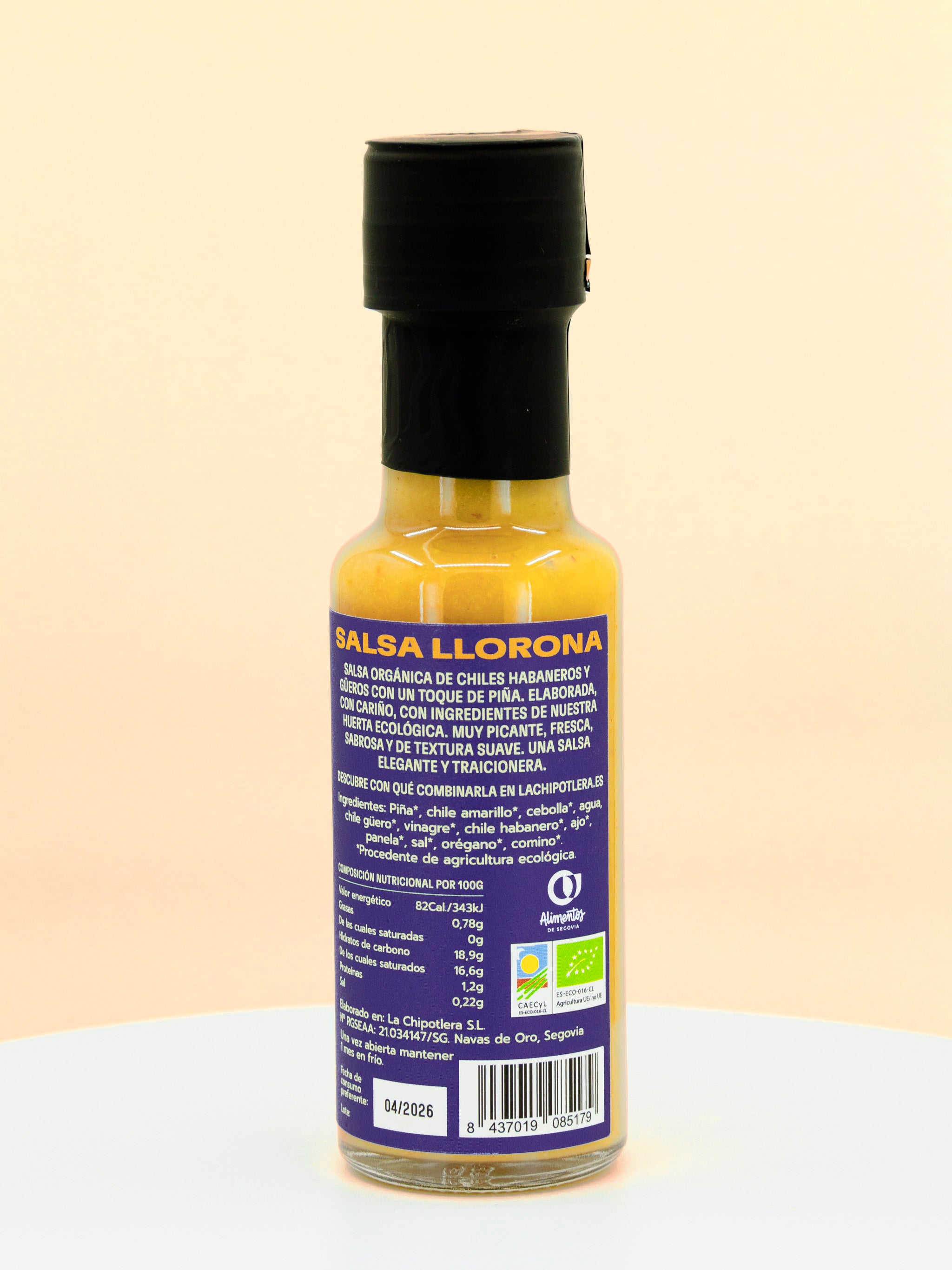 Salsa Llorona Organic Hot Sauce