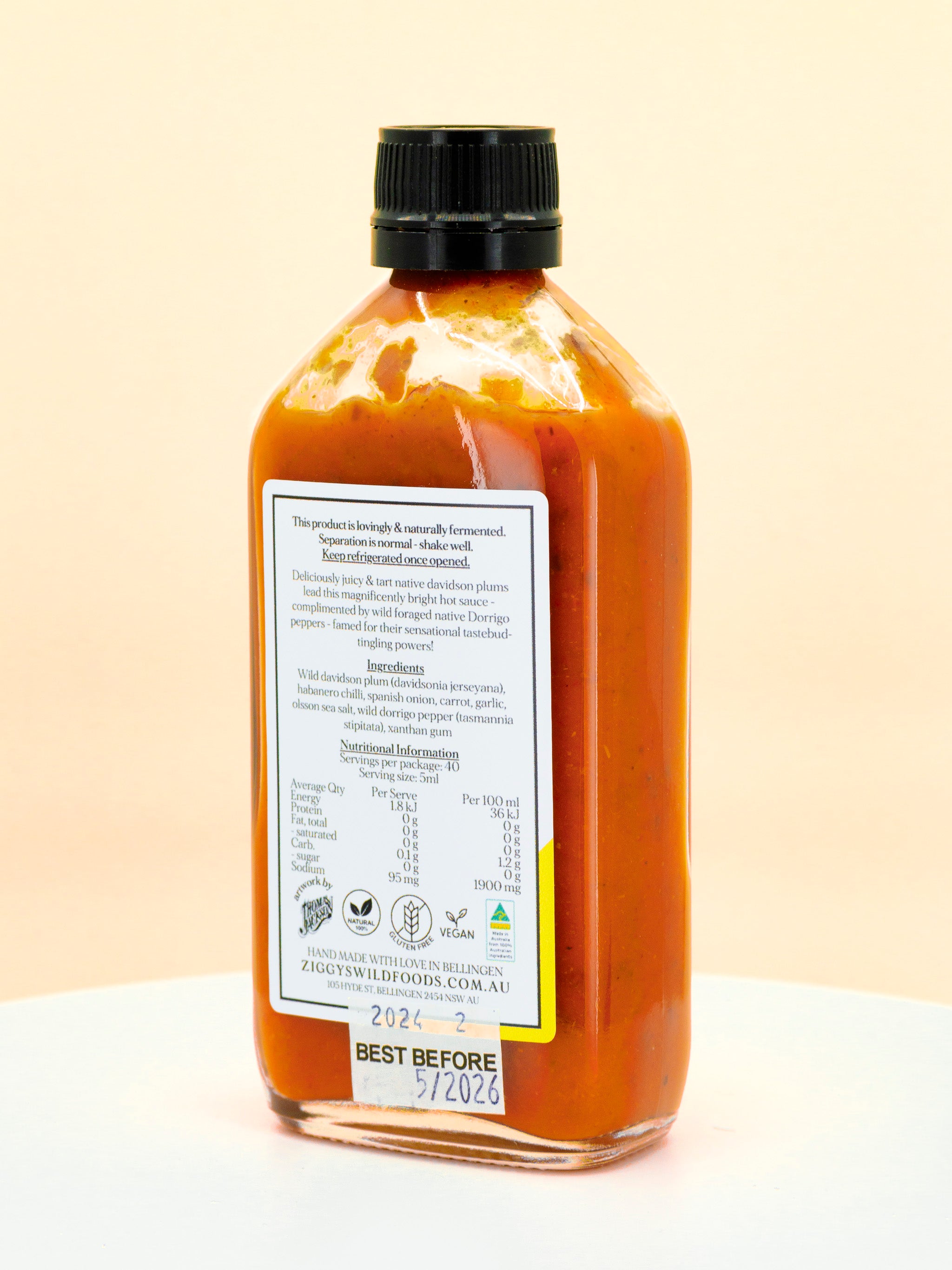 Native Davidson Plum & Wild Dorrigo Hot Sauce