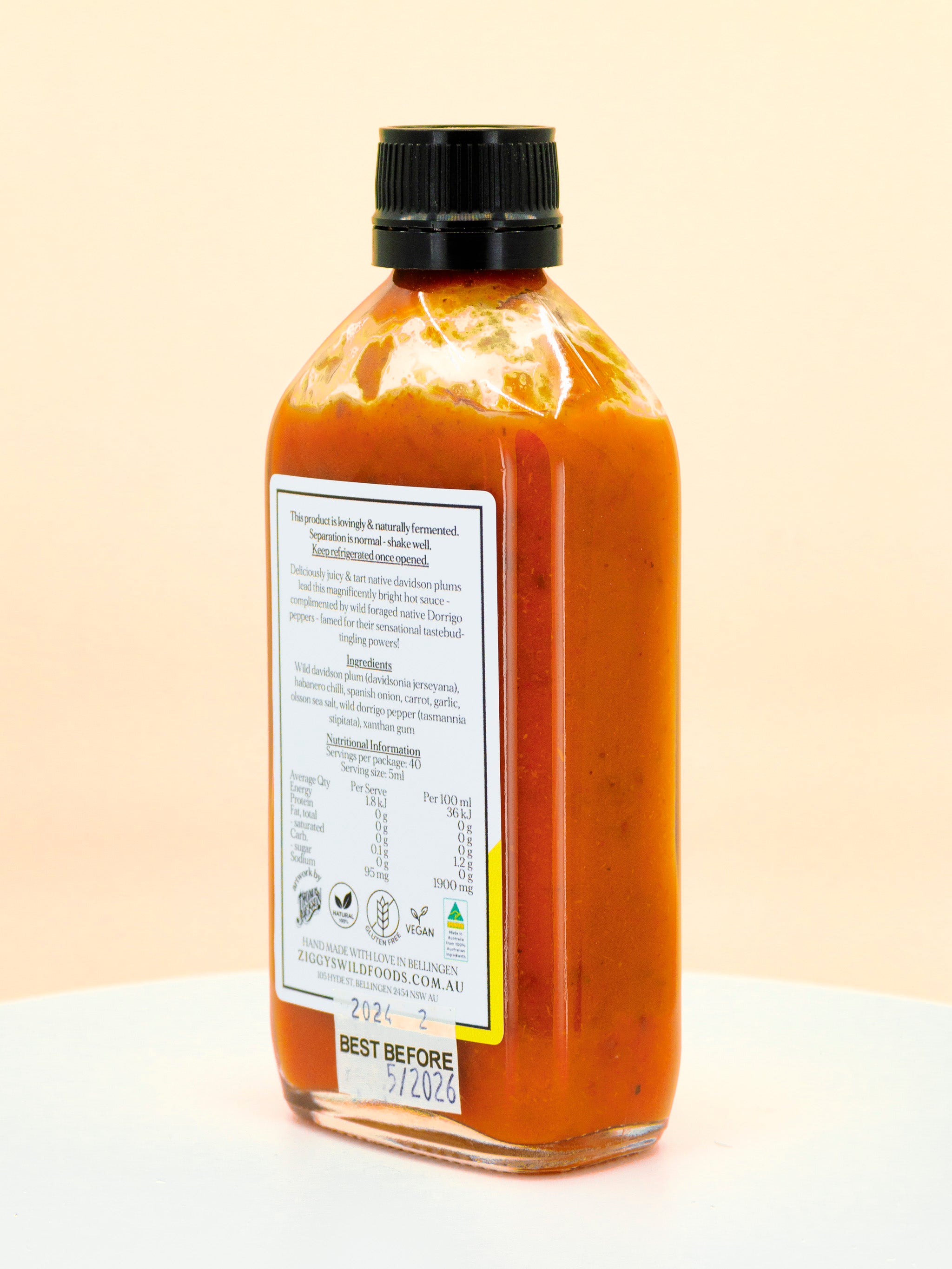 Native Davidson Plum & Wild Dorrigo Hot Sauce