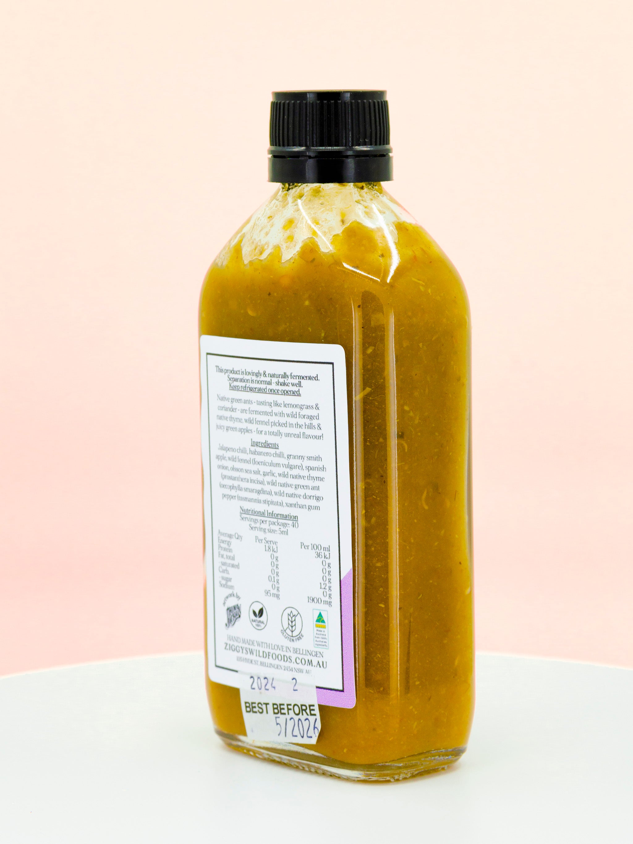 Native Green Ant Green Apple & Wild Fennel Hot Sauce