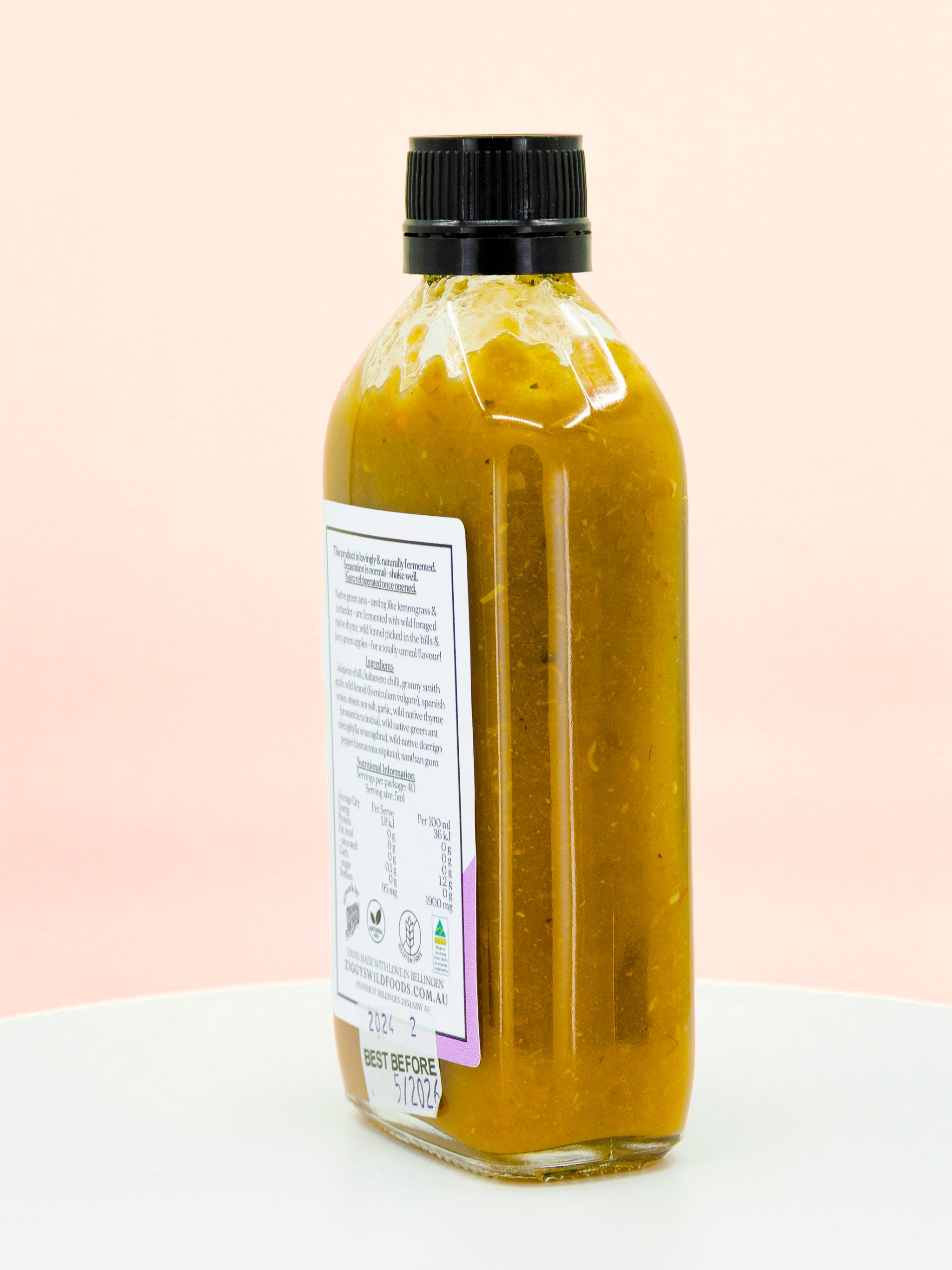Native Green Ant Green Apple & Wild Fennel Hot Sauce