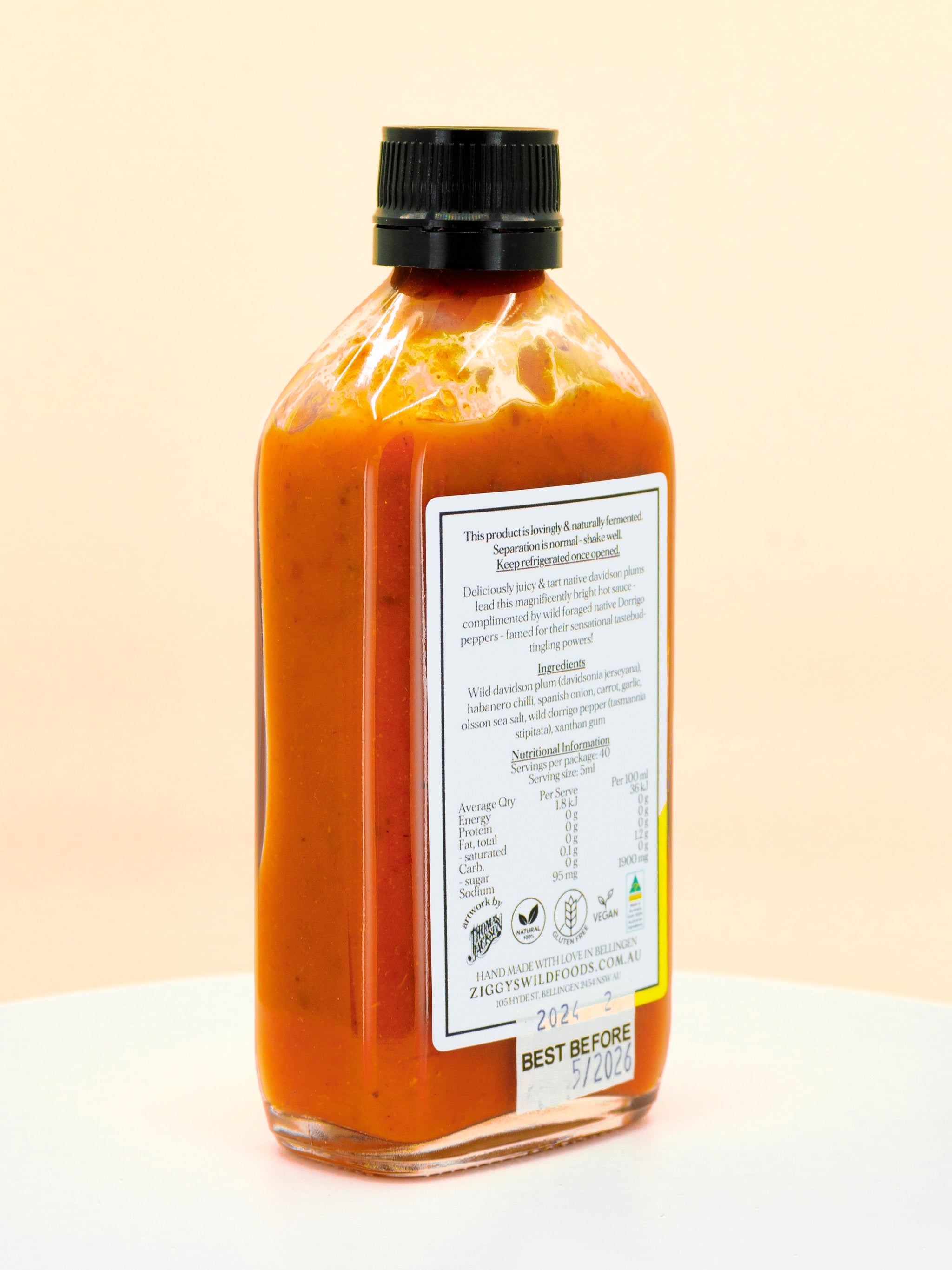 Native Davidson Plum & Wild Dorrigo Hot Sauce