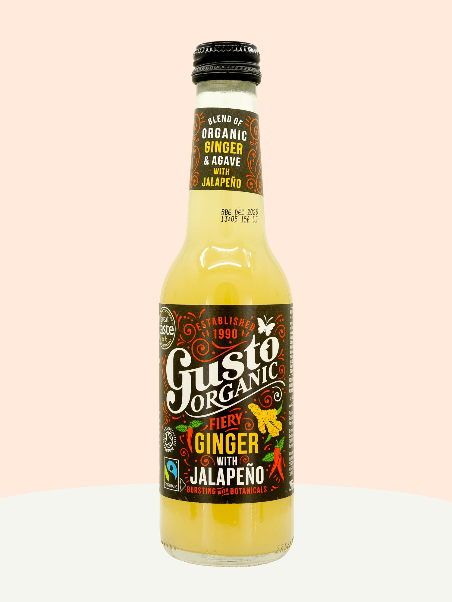 Fiery Ginger &amp; Jalapeño Sparkling Drink