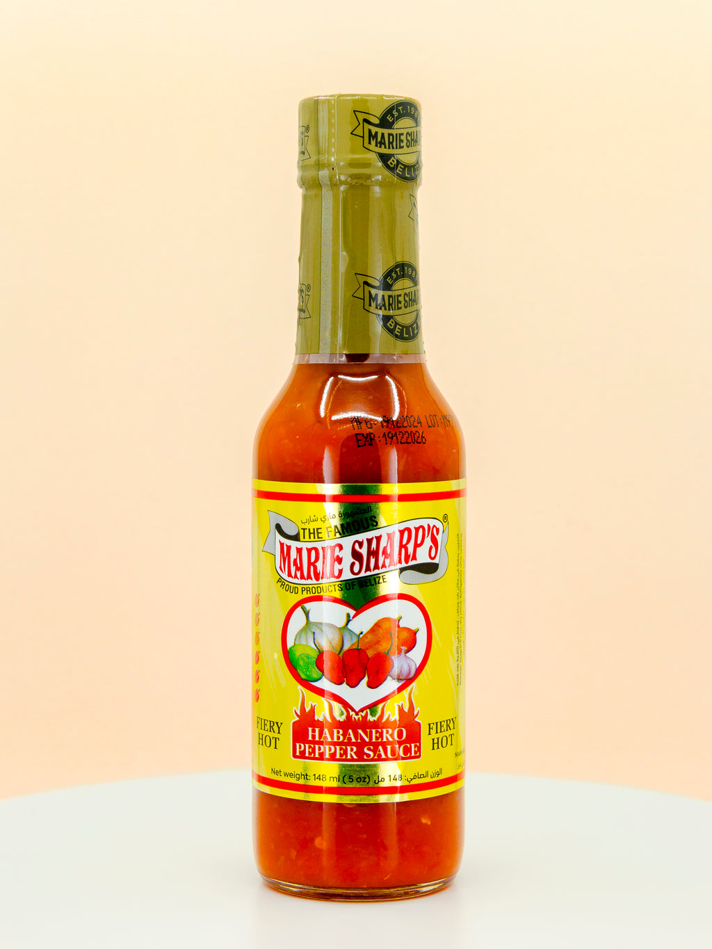 Fiery Hot Habanero Pepper Hot Sauce