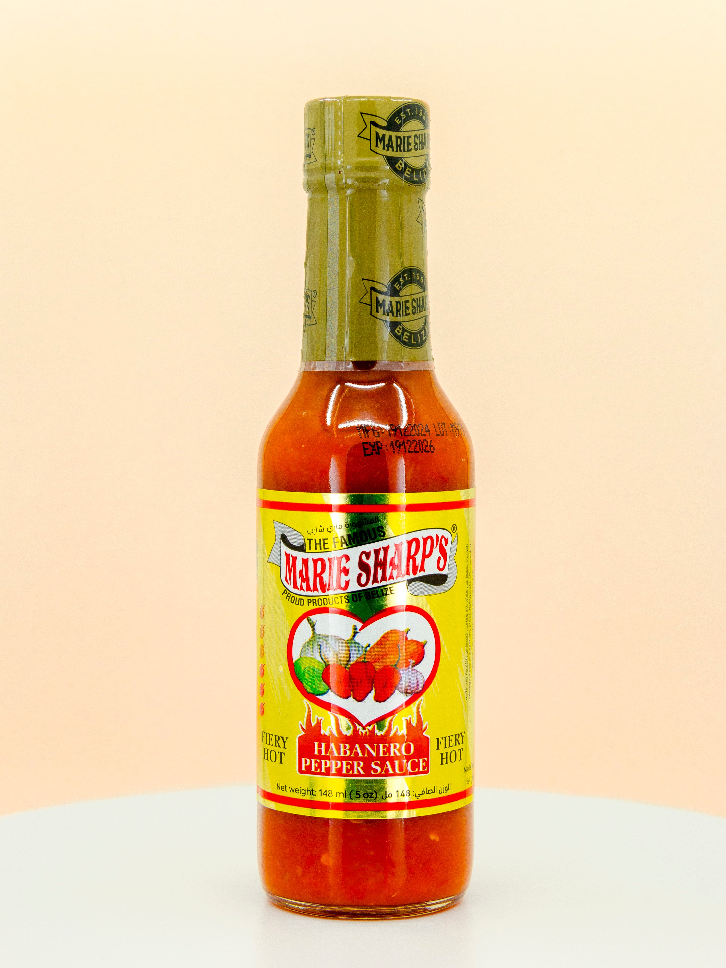 Fiery Hot Habanero Pepper Hot Sauce