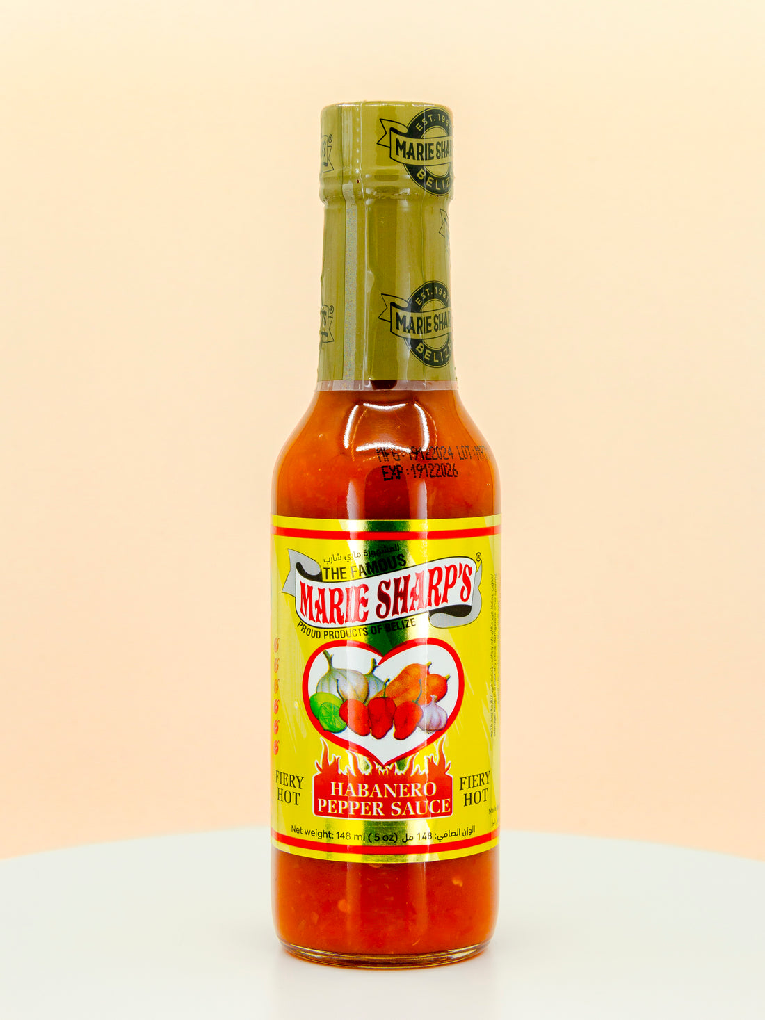 Fiery Hot Habanero Pepper Hot Sauce