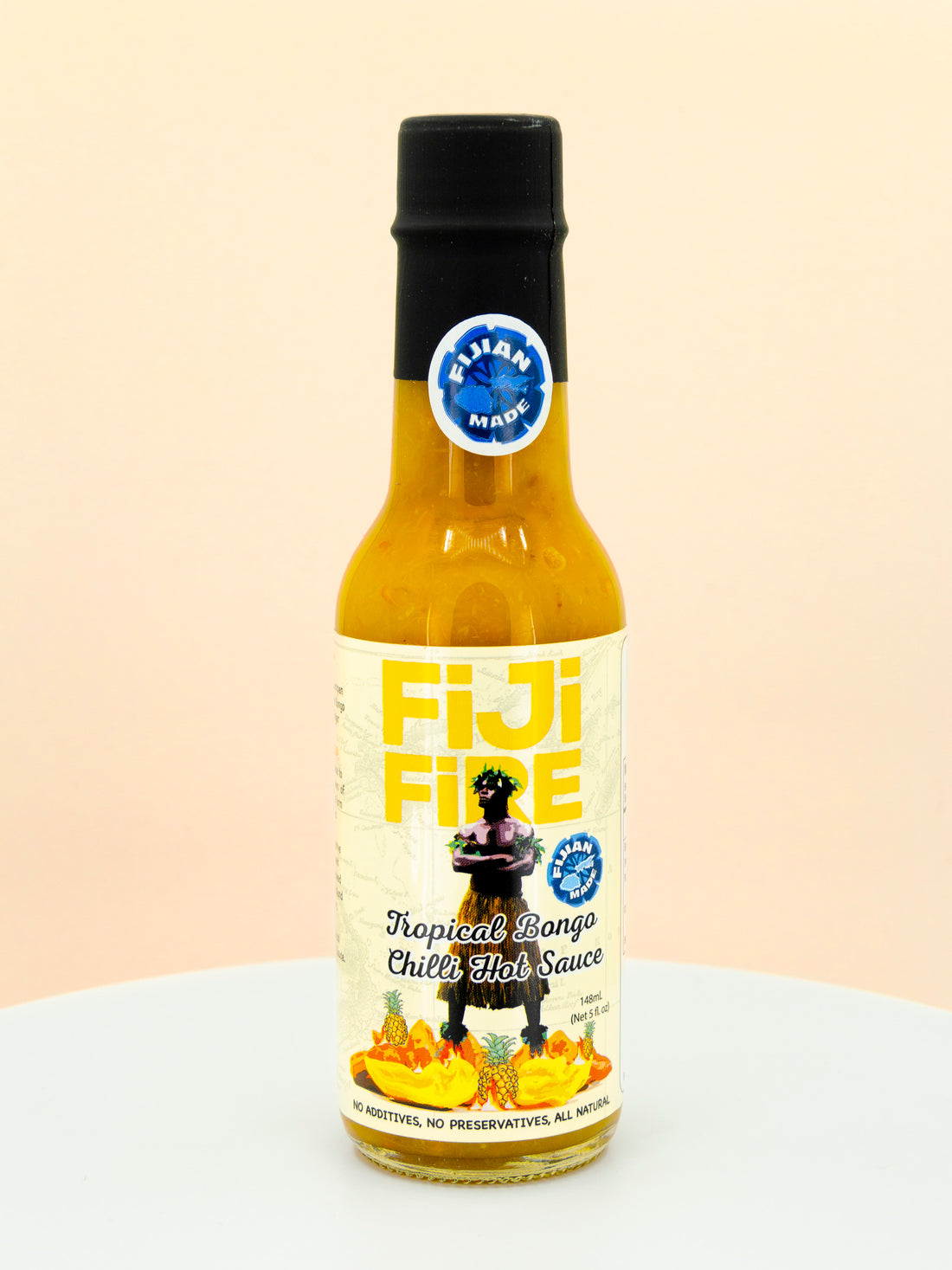 Fiji Fire Tropical Bongo Chilli Hot Sauce