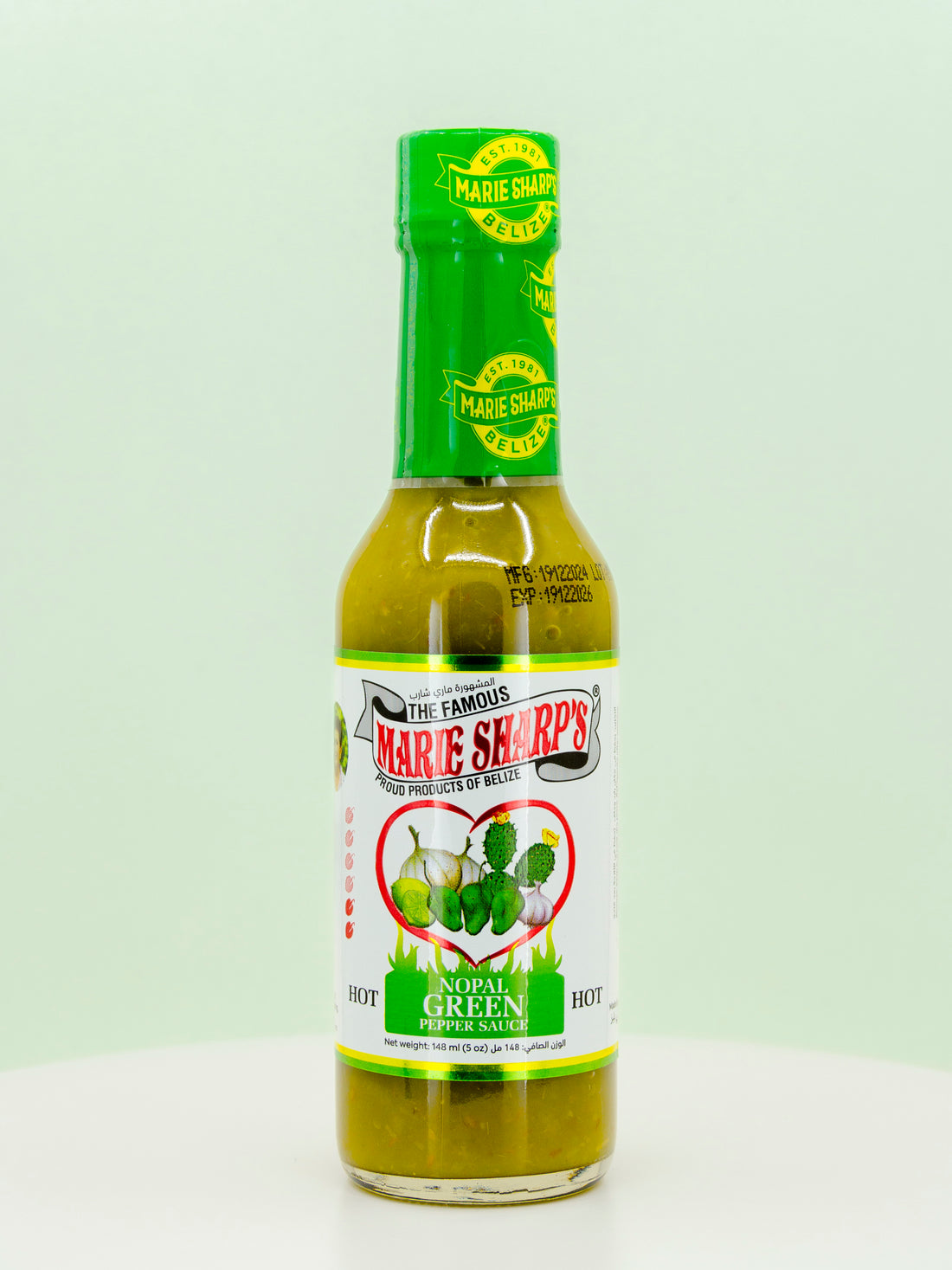 Nopal Green Pepper Hot Sauce