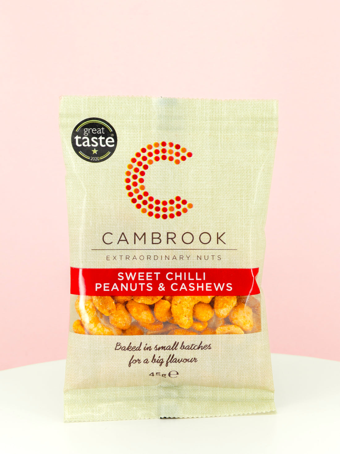 Cambrook Sweet Chilli Peanuts &amp; Cashews 45g