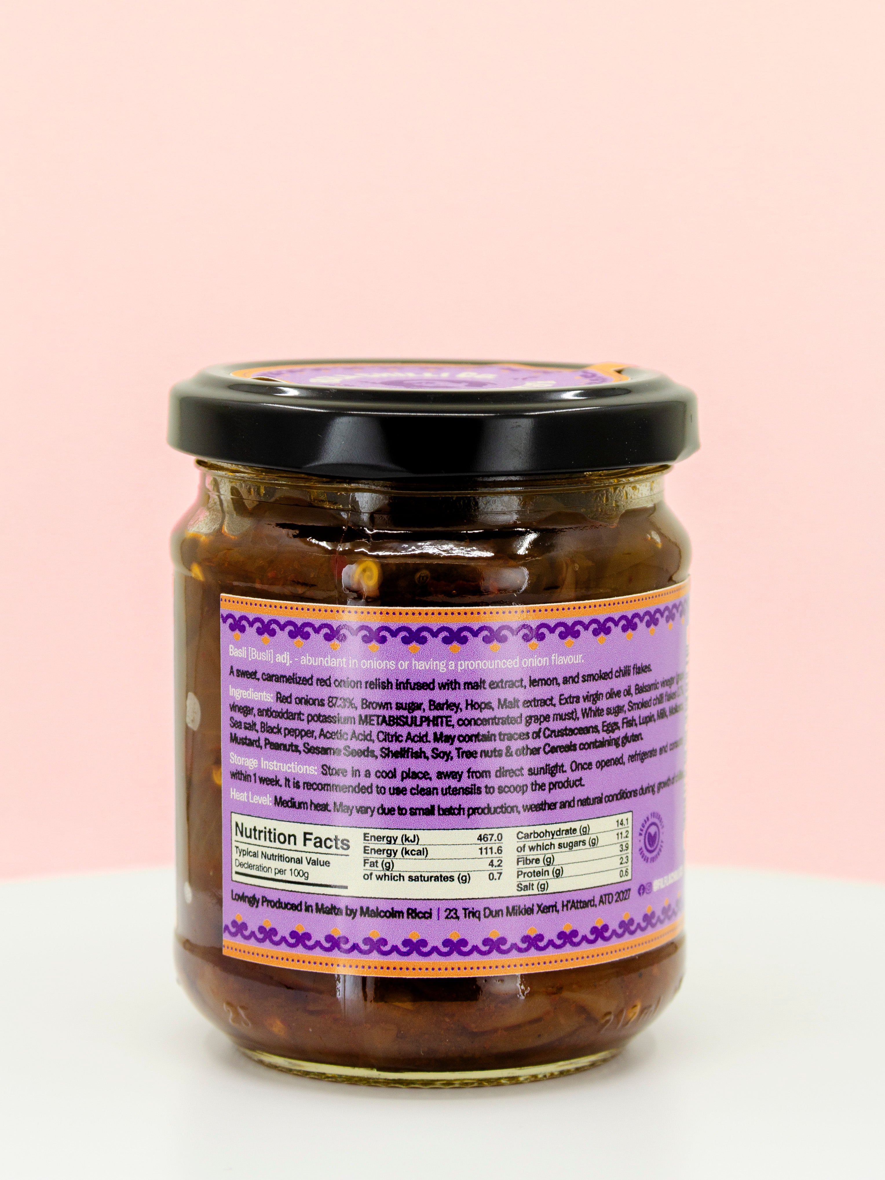 Basli Red Onion &amp; Chilli Relish