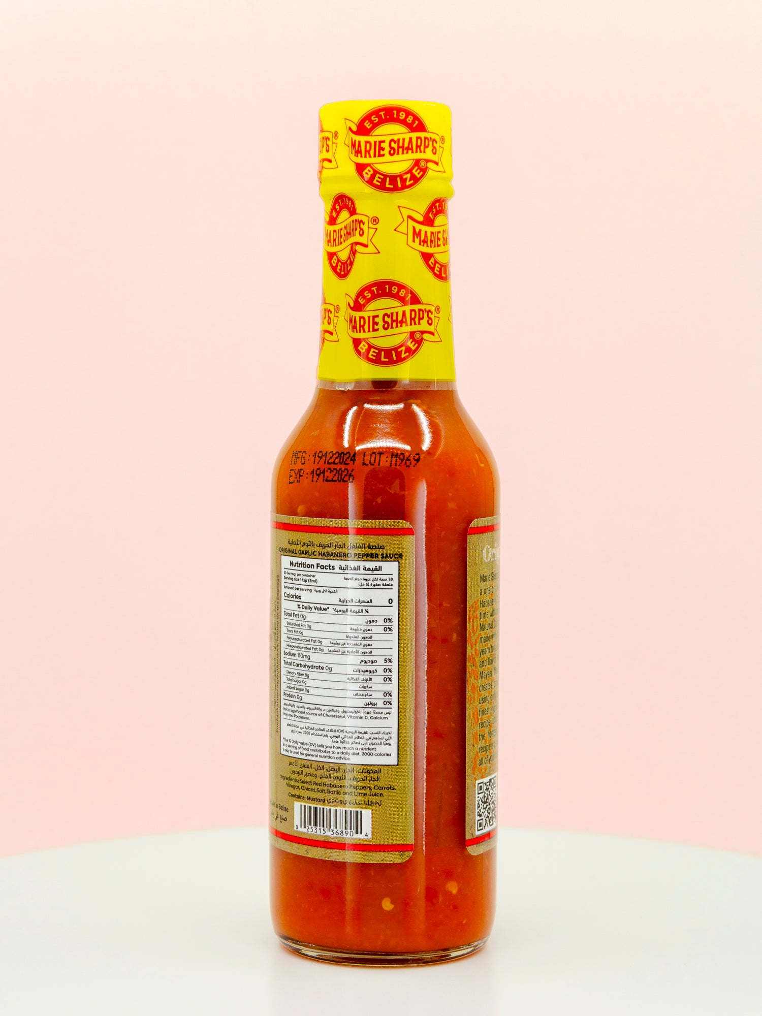 Original Garlic Habanero Pepper Hot Sauce