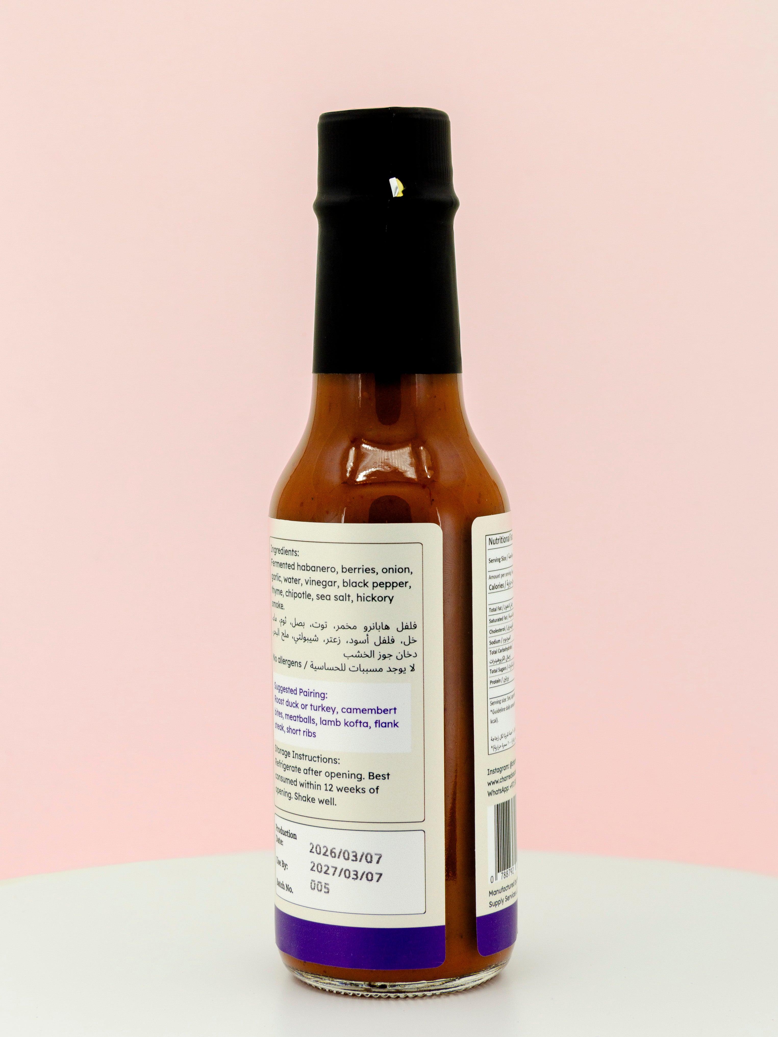 CHARRED Berries Habanero Hot Sauce