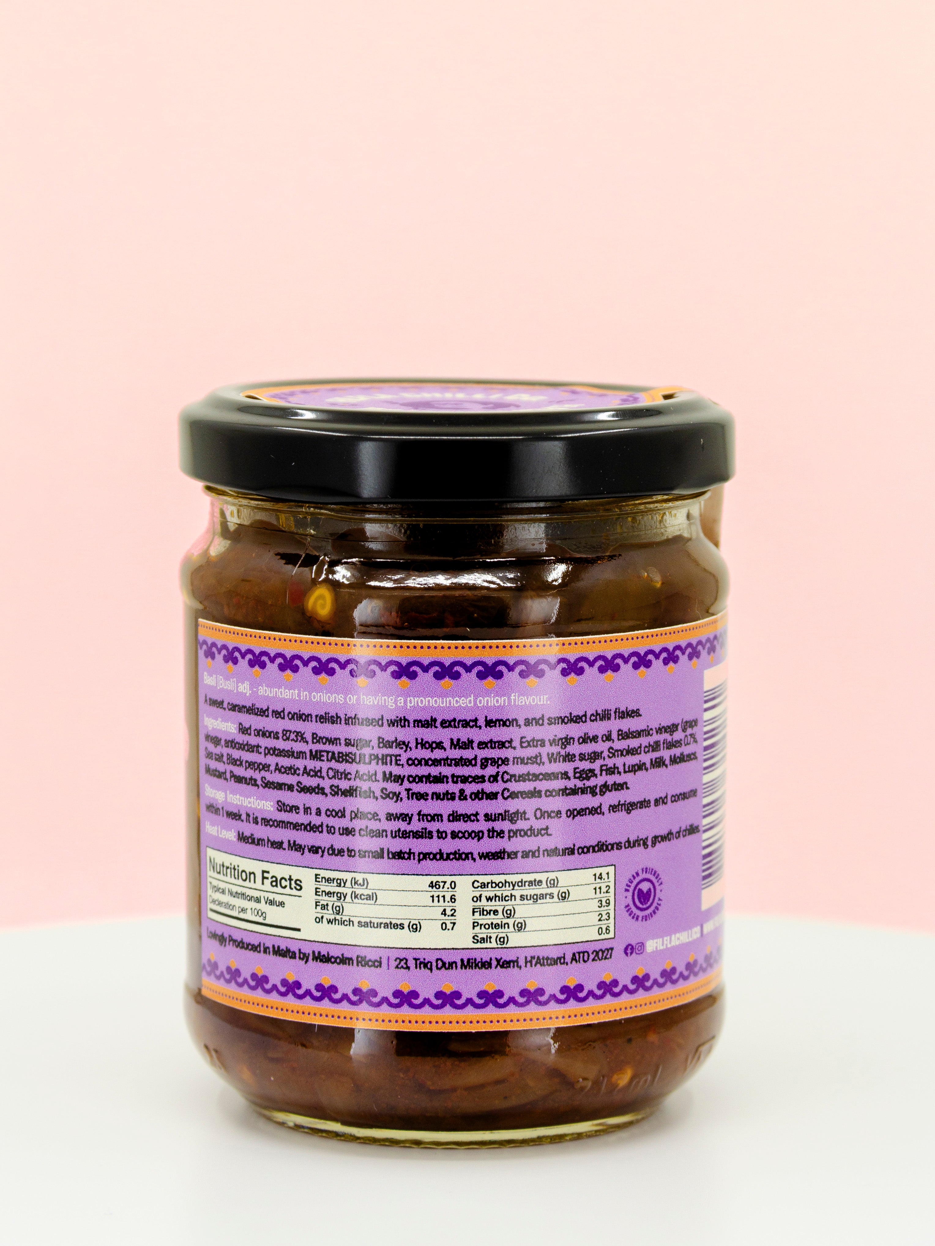 Basli Red Onion &amp; Chilli Relish