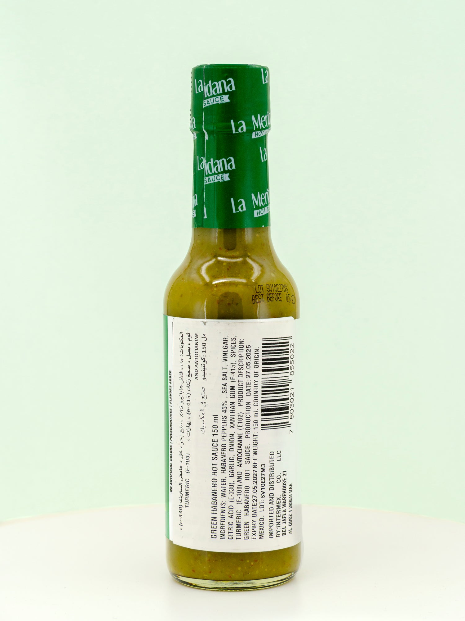 La Meridana Green Habanero Hot Sauce