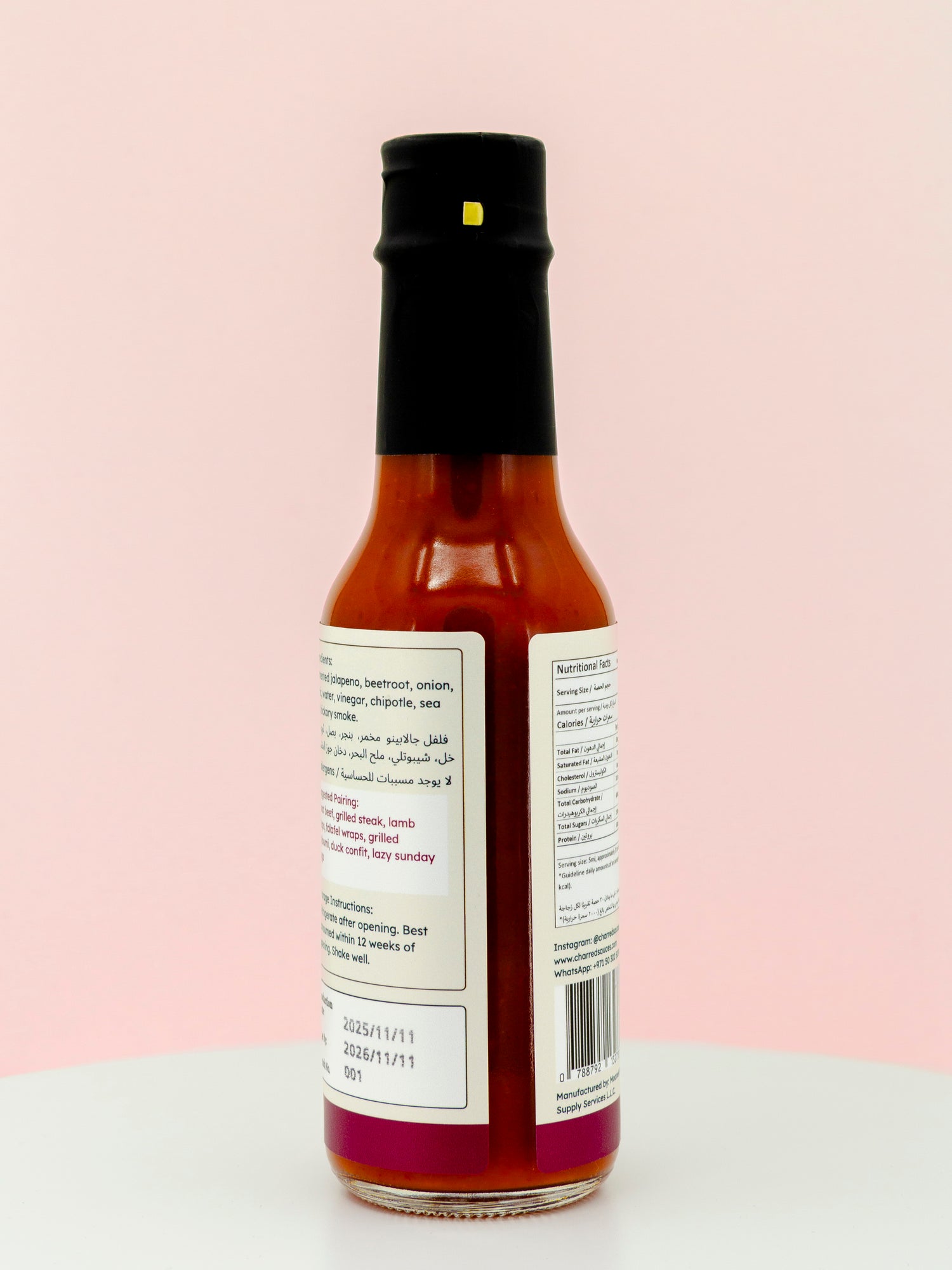 CHARRED Beetroot Jalapeno Hot Sauce