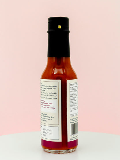 CHARRED Beetroot Jalapeno Hot Sauce