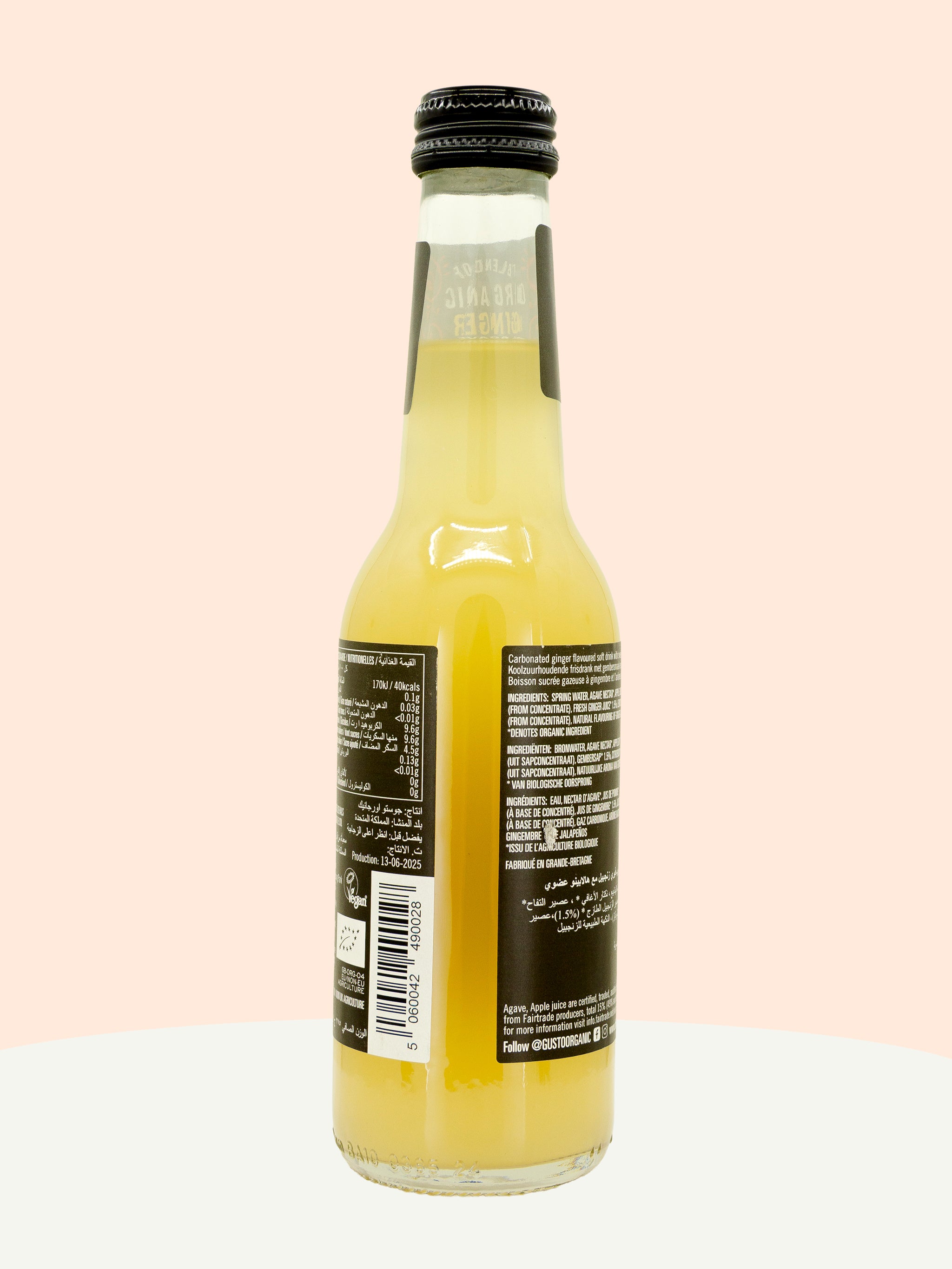 Fiery Ginger &amp; Jalapeño Sparkling Drink