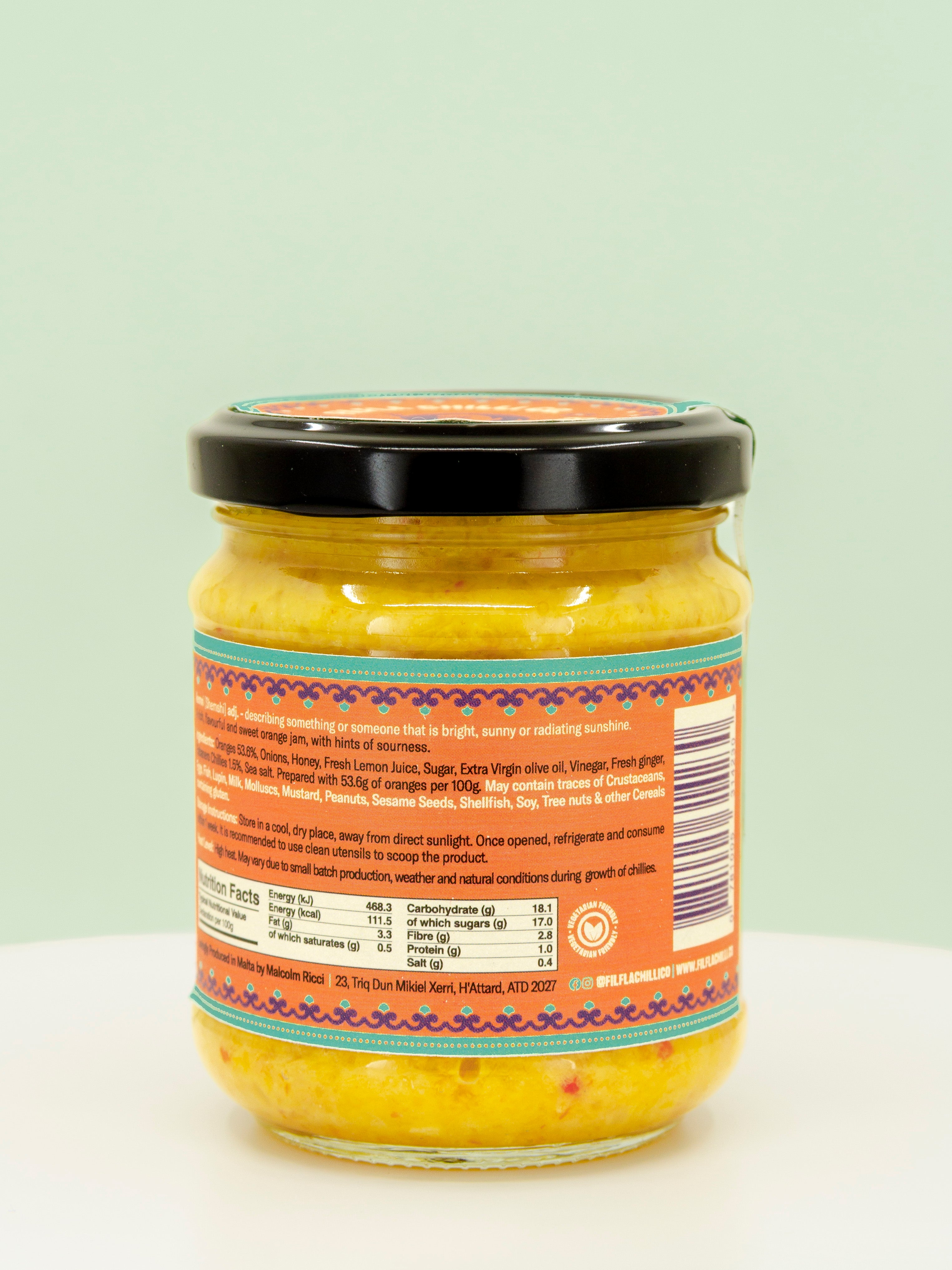 Xemxi Orange Habanero Jam