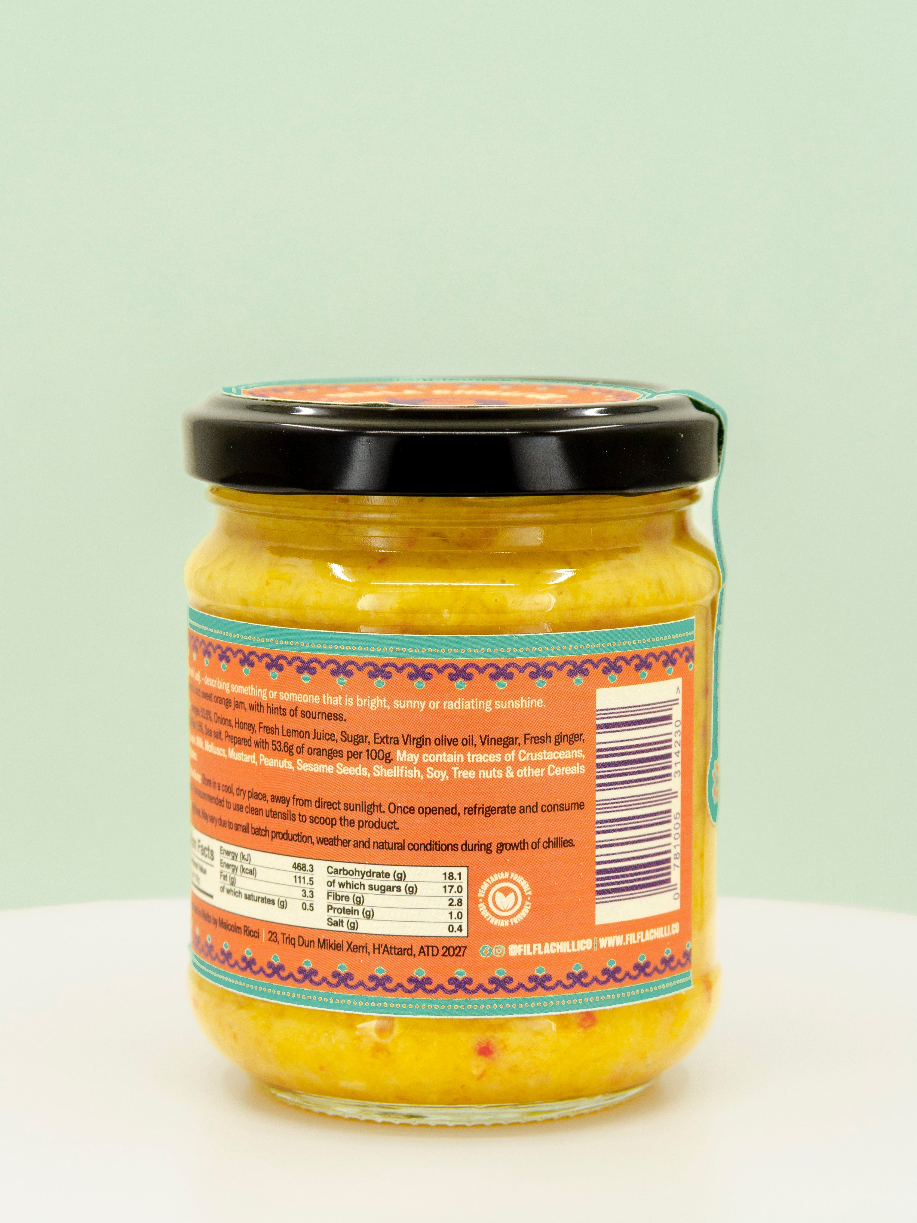 Xemxi Orange Habanero Jam