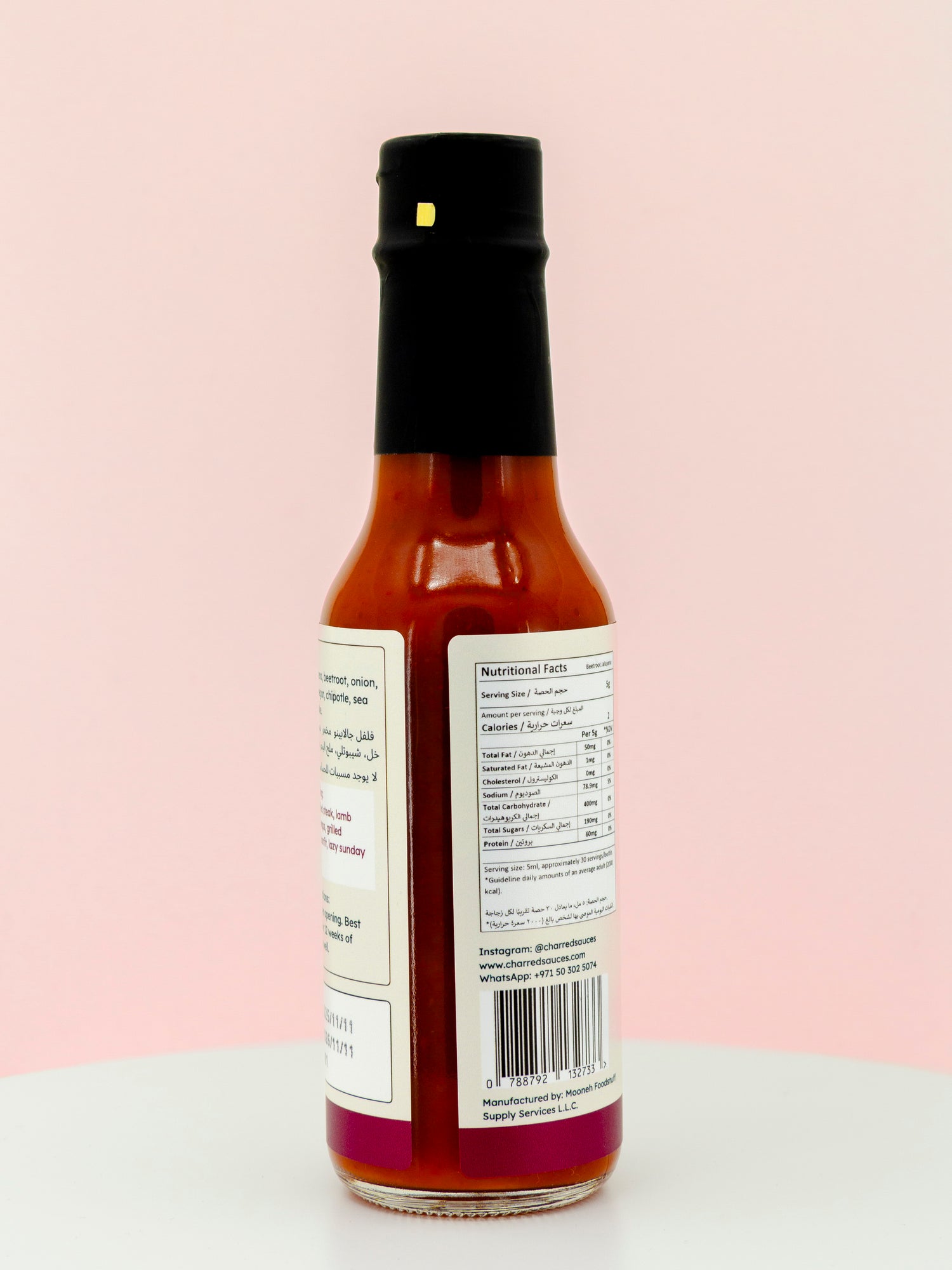 CHARRED Beetroot Jalapeno Hot Sauce